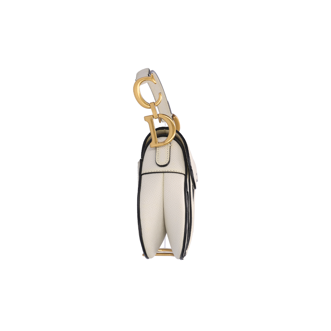 M0456CBAA Dior Mini Saddle Bag Calfskin Latte - #3