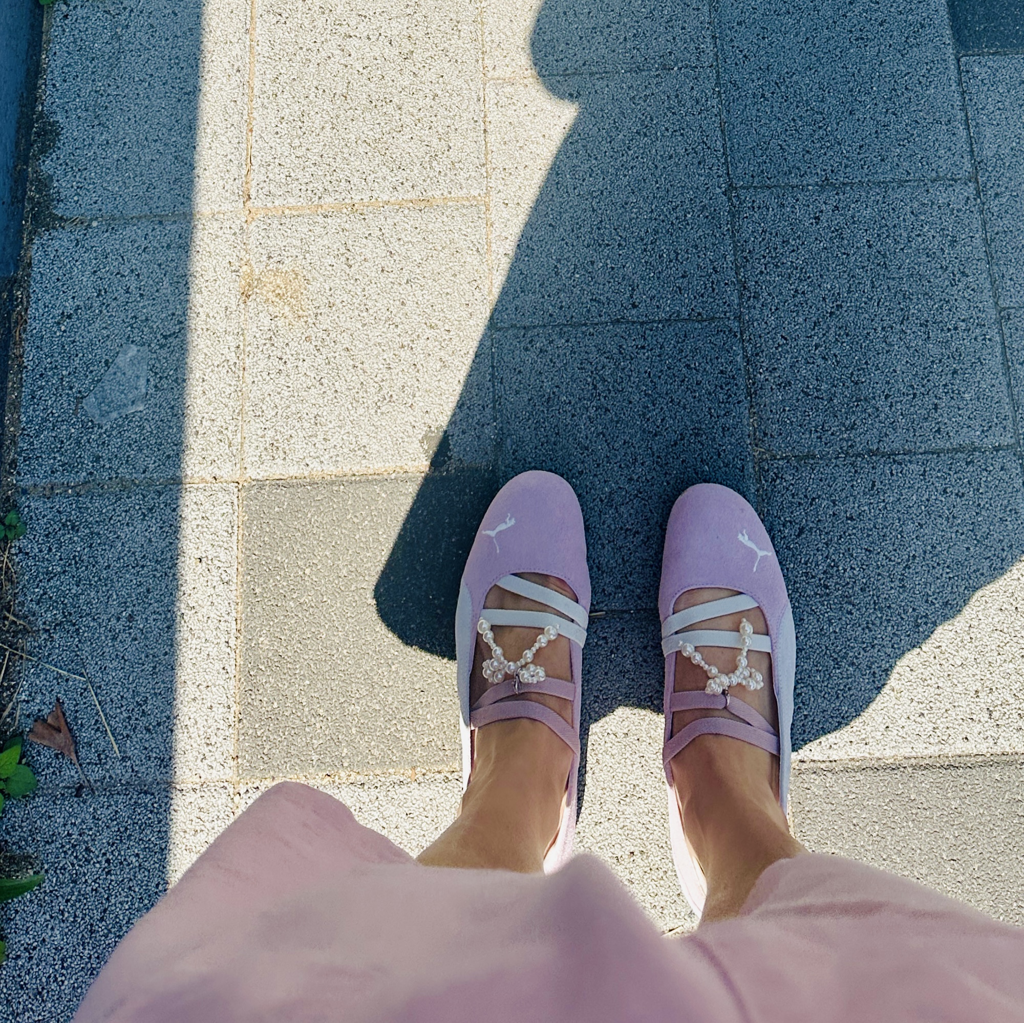 (W) Puma Speedcat Ballet Suede Whisp of Pink Puma White 착용 스타일