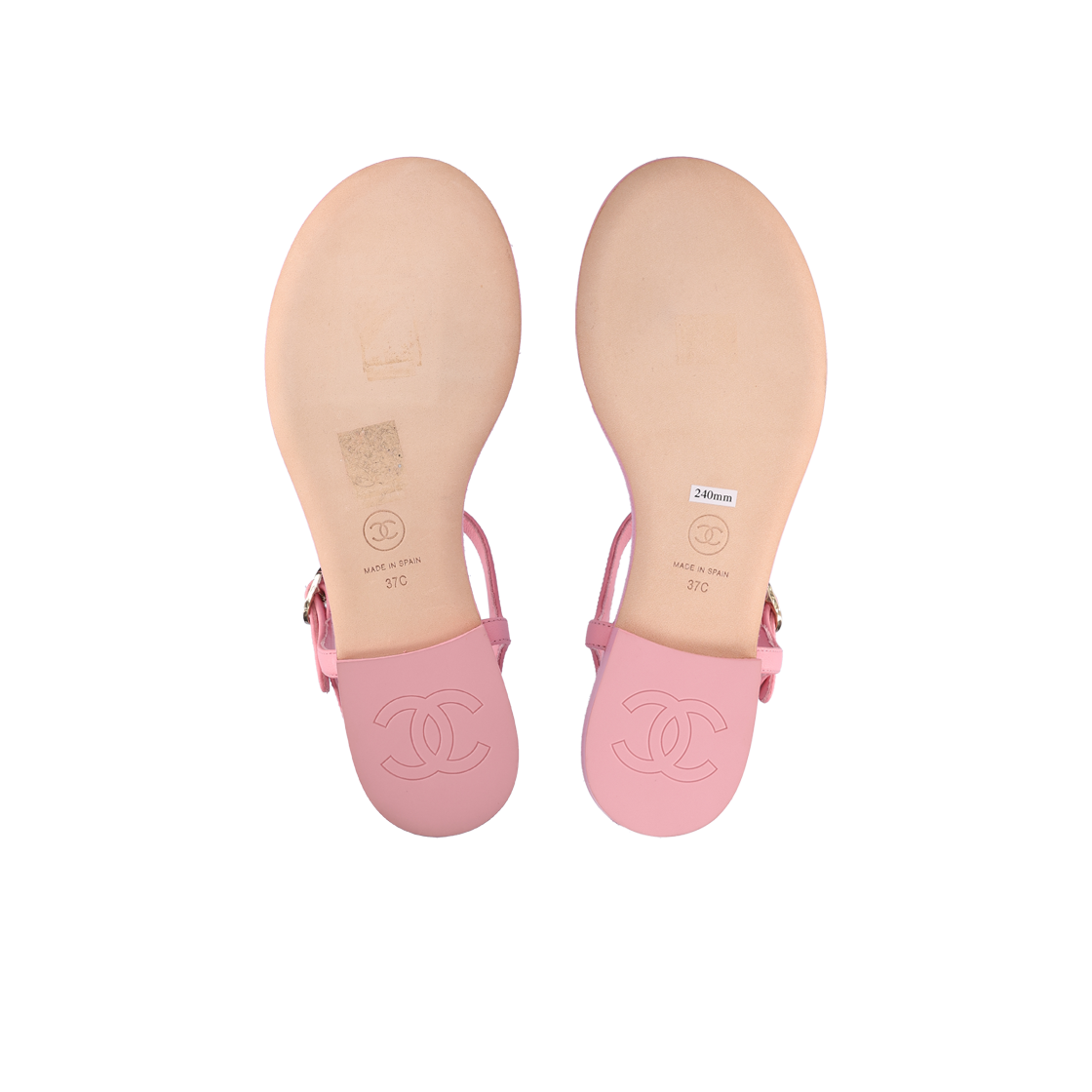 샤넬 G39627 샌들 램스킨 핑크 37(Chanel Sandals Lambskin Pink 37) - 4