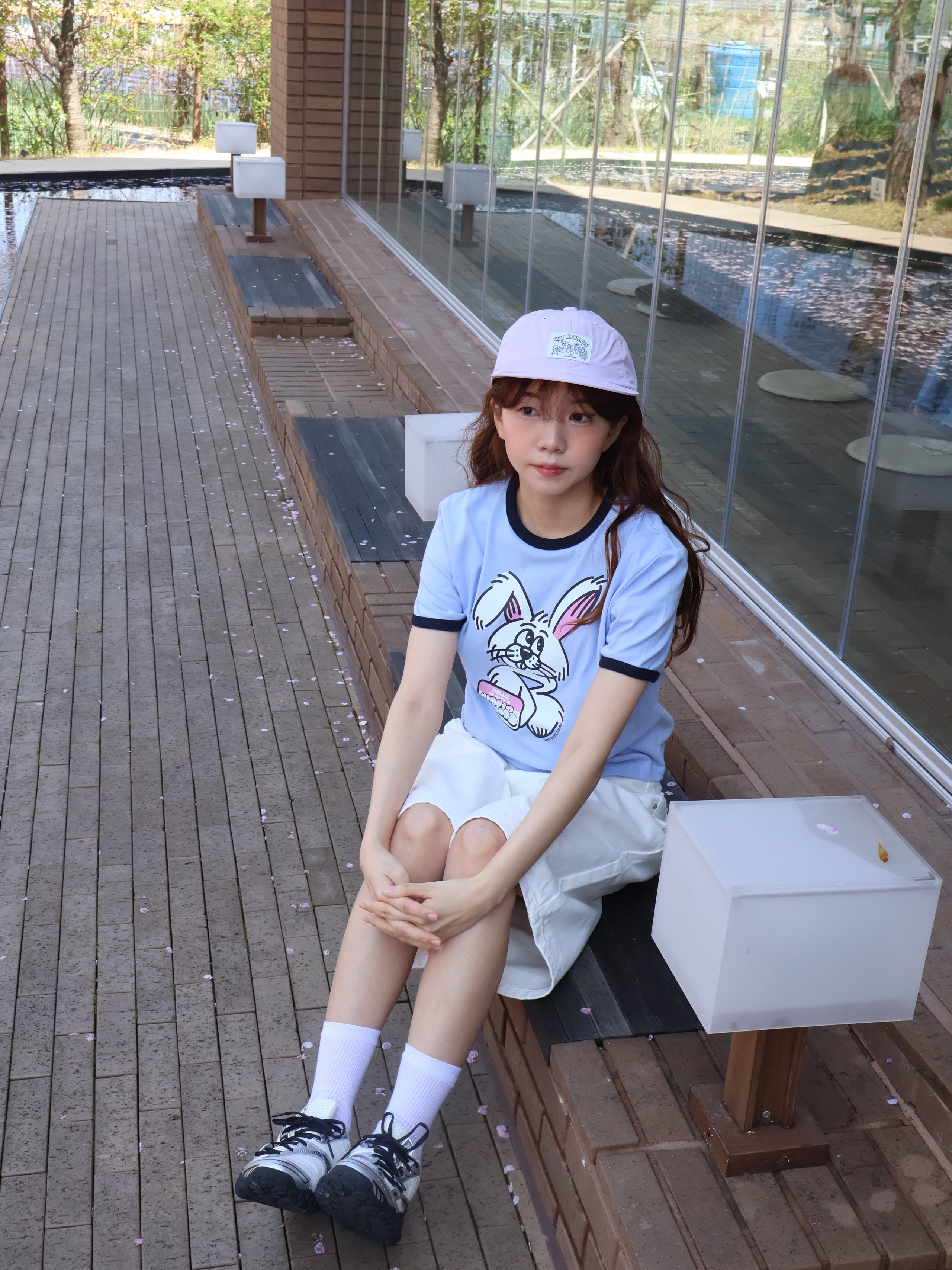 Fila Echappe v2 White Black 착용 스타일 - 2