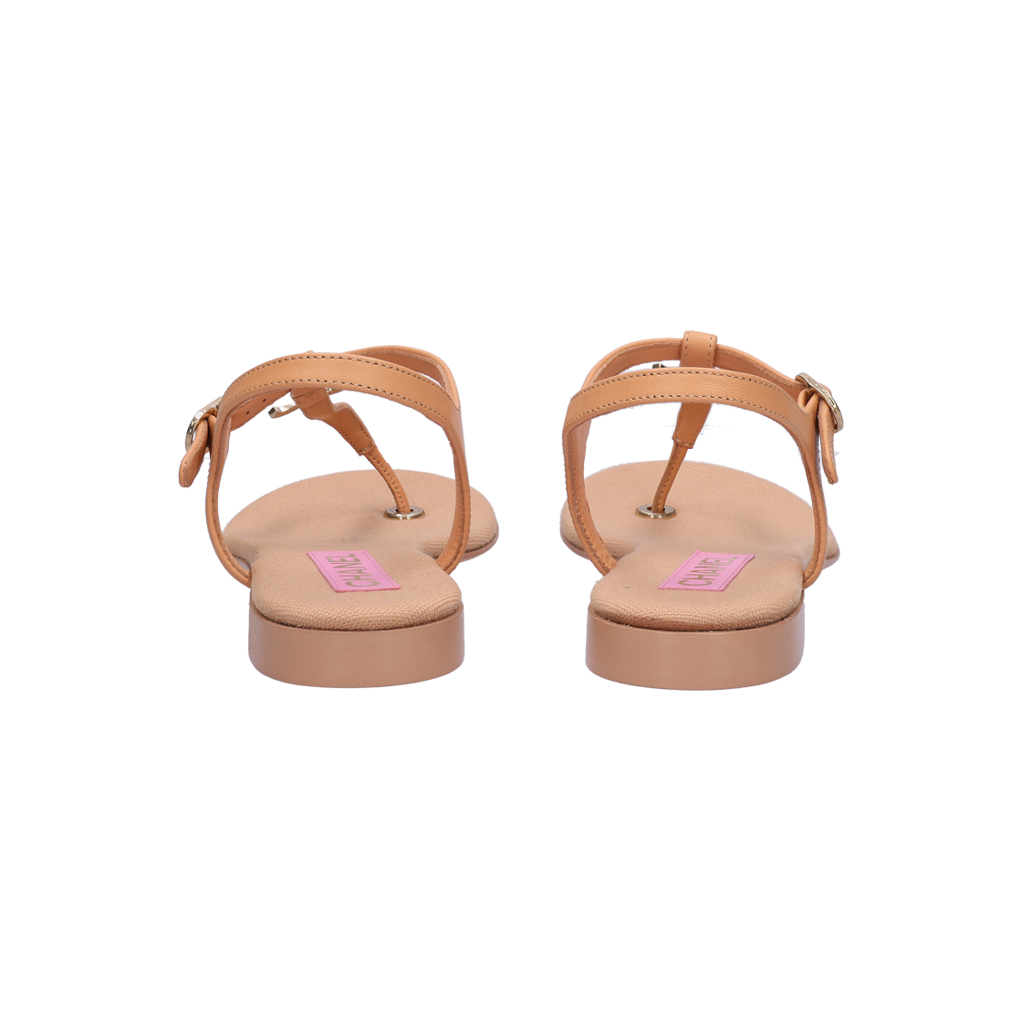 샤넬 G39627 샌들 램스킨 베이지 37.5(Chanel Sandals Lambskin Beige 37.5) - 3