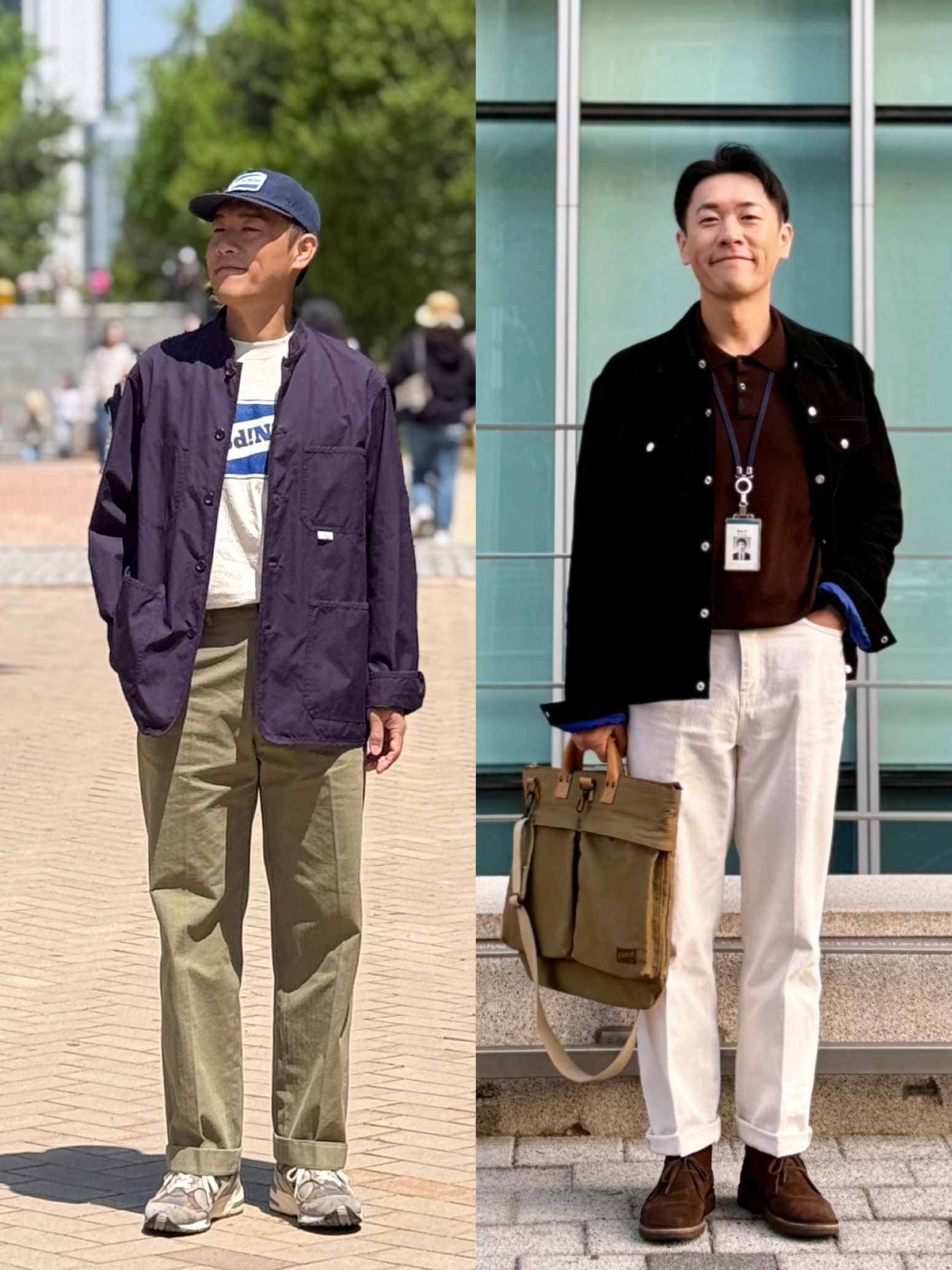 New Balance 990v1 Made in USA Navy, Alden 9901 Cordovan Plain Toe Blucher Oxford Black - E 착용 스타일 - 7