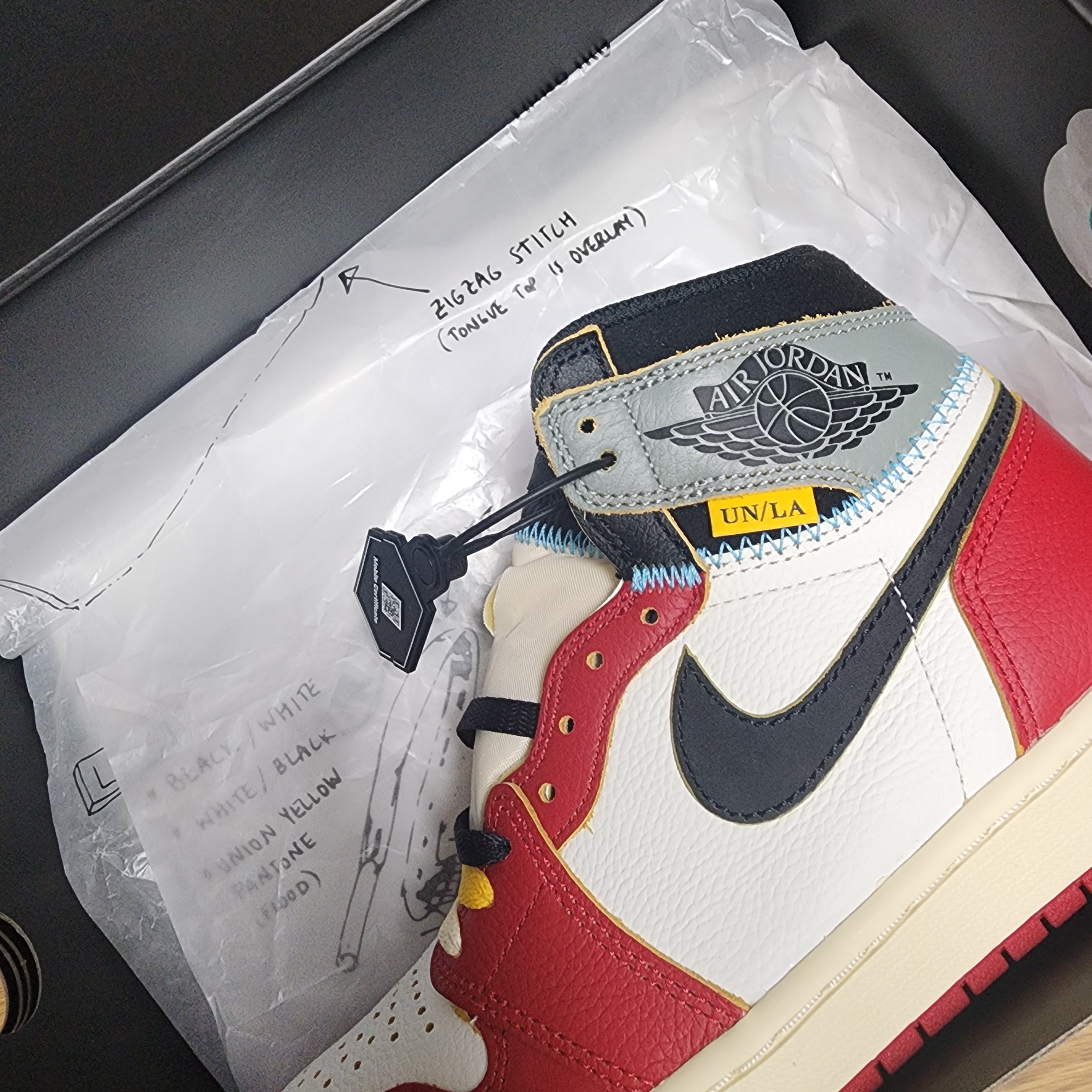 Jordan 1 x Union Retro High OG Chicago Shadow 착용 스타일