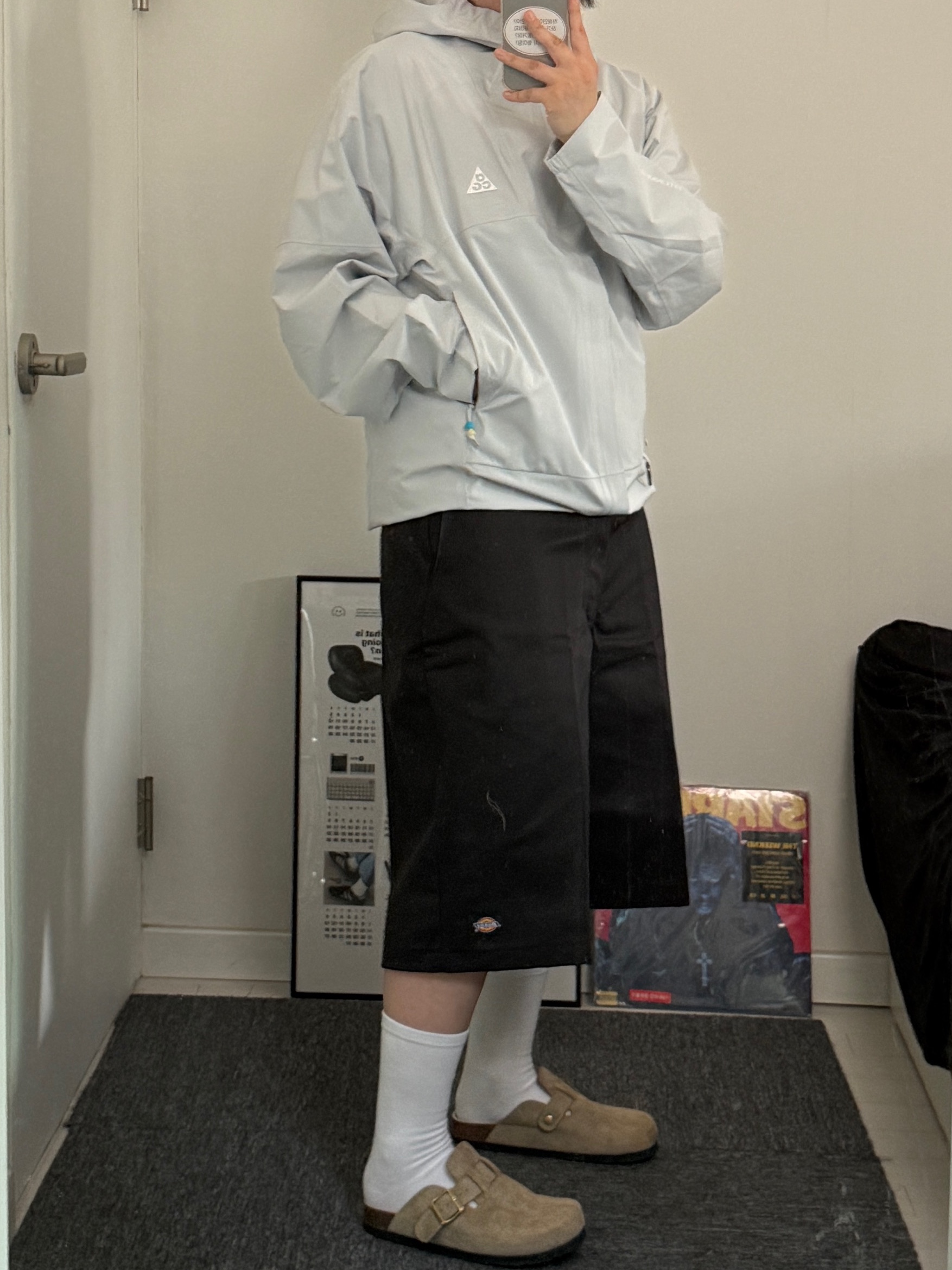 Nike ACG Storm-Fit ADV Cascade Rains Full Zip Jacket Photon Dust - Asia, Dickies Loose Fit 13 Inch Flat Front Work Shorts Black 착용 스타일