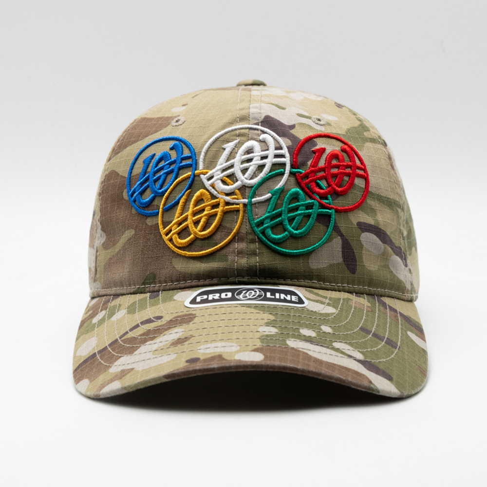 위얼드월드 올림픽 카모 볼캡 베이지(Weird World Olympic Camo Ball Cap Beige) - 2