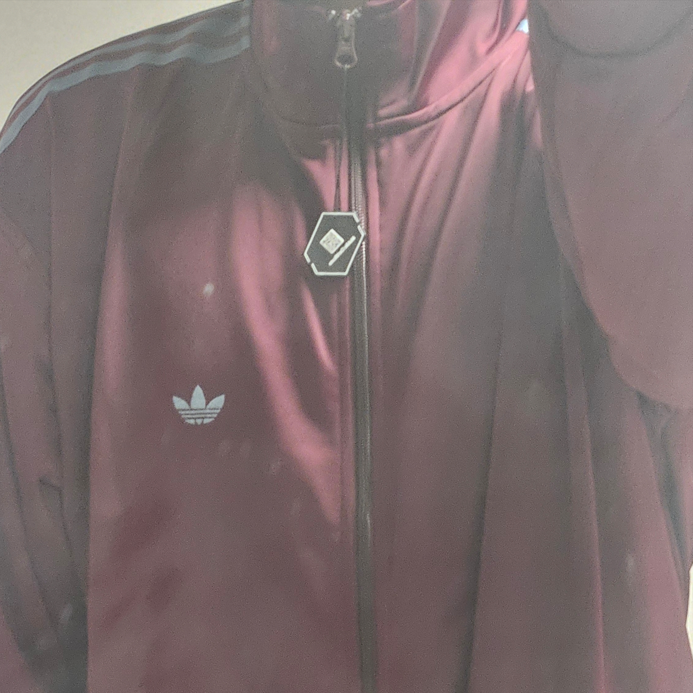 Adidas Originals Beckenbauer Track Jacket Maroon - KR Sizing 착용 스타일