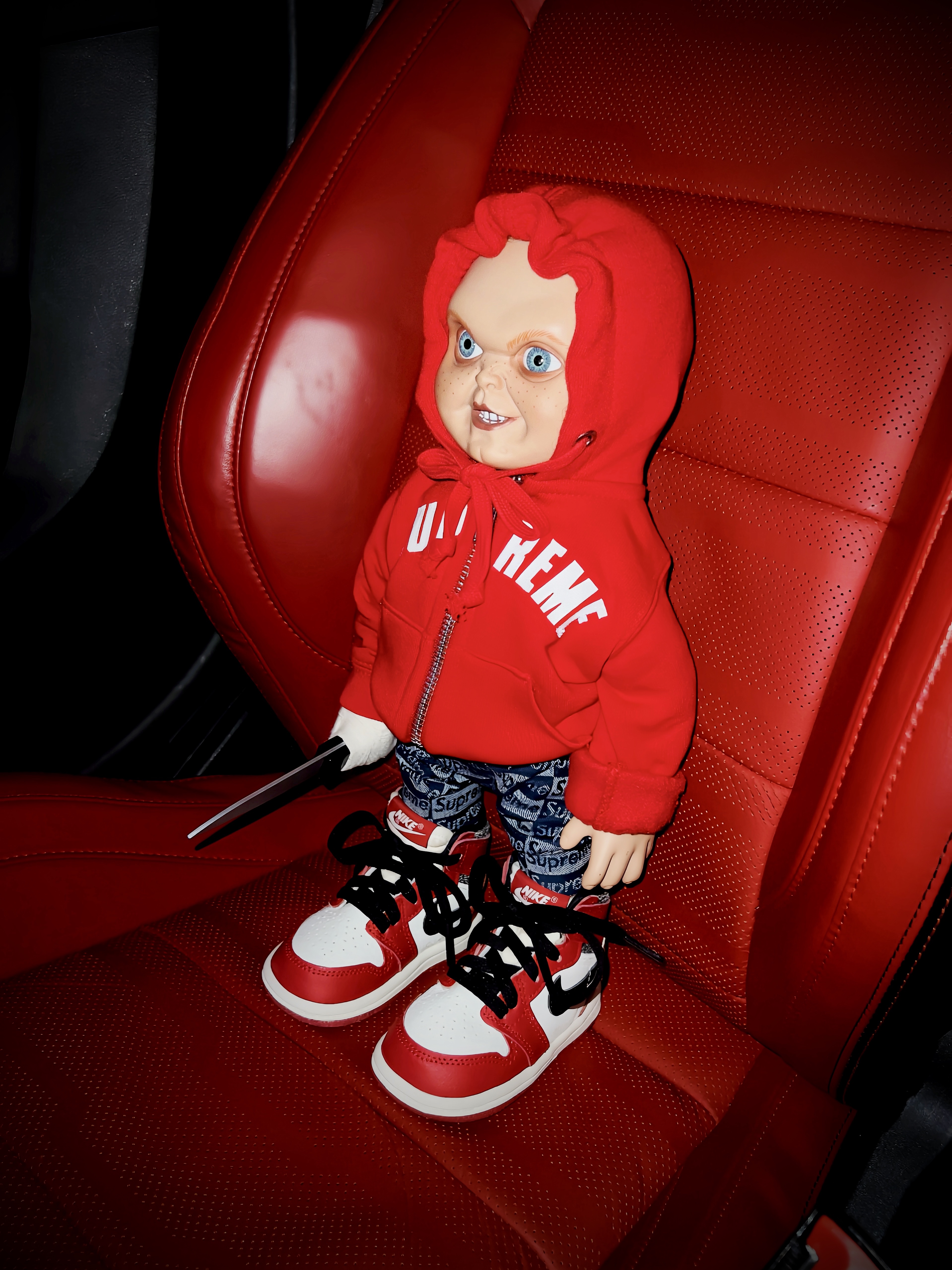 Supreme Chucky Doll - 20FW, (TD) Jordan 1 Retro High OG Chicago 2022 착용 스타일 - 3
