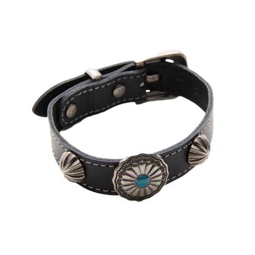 25SMAC060BK Ogarp Concho Wrist Belt Black