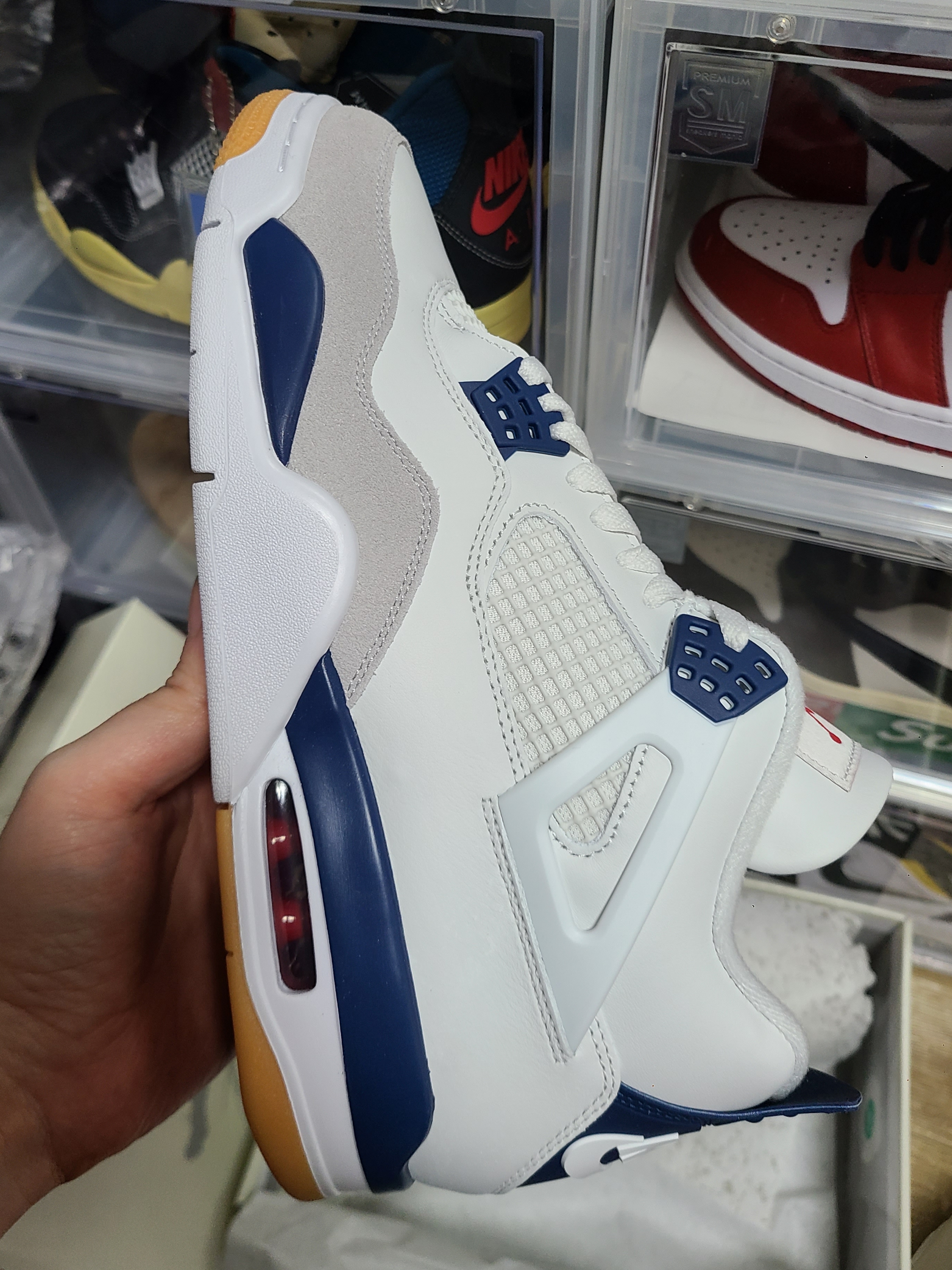 Jordan 4 x Nike SB Retro SP Navy 착용 스타일 - 3