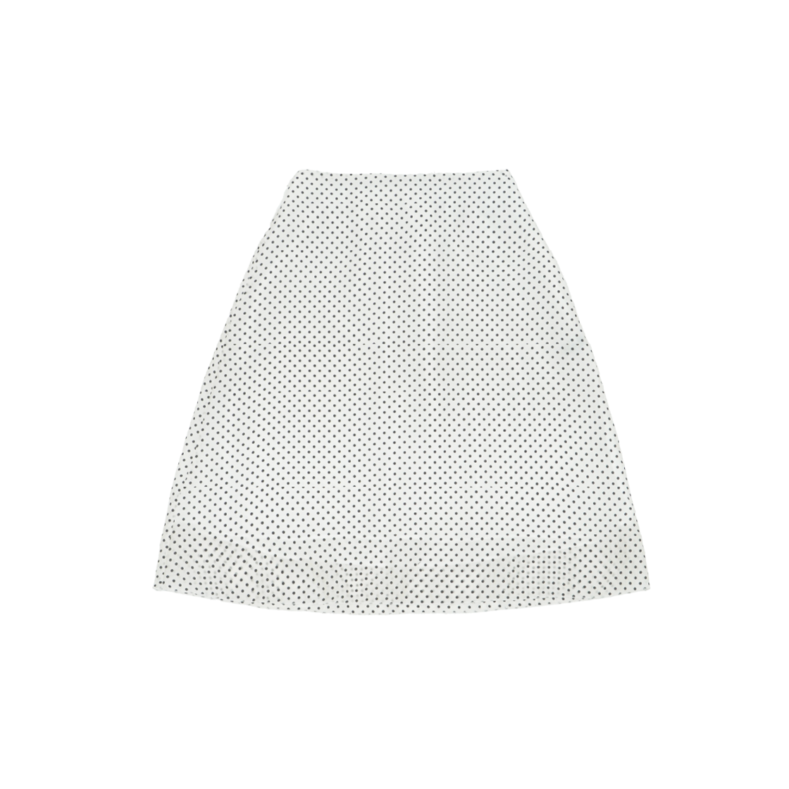 KS5BRSK002WI Kookeesee Anne Dot Midi Skirt White