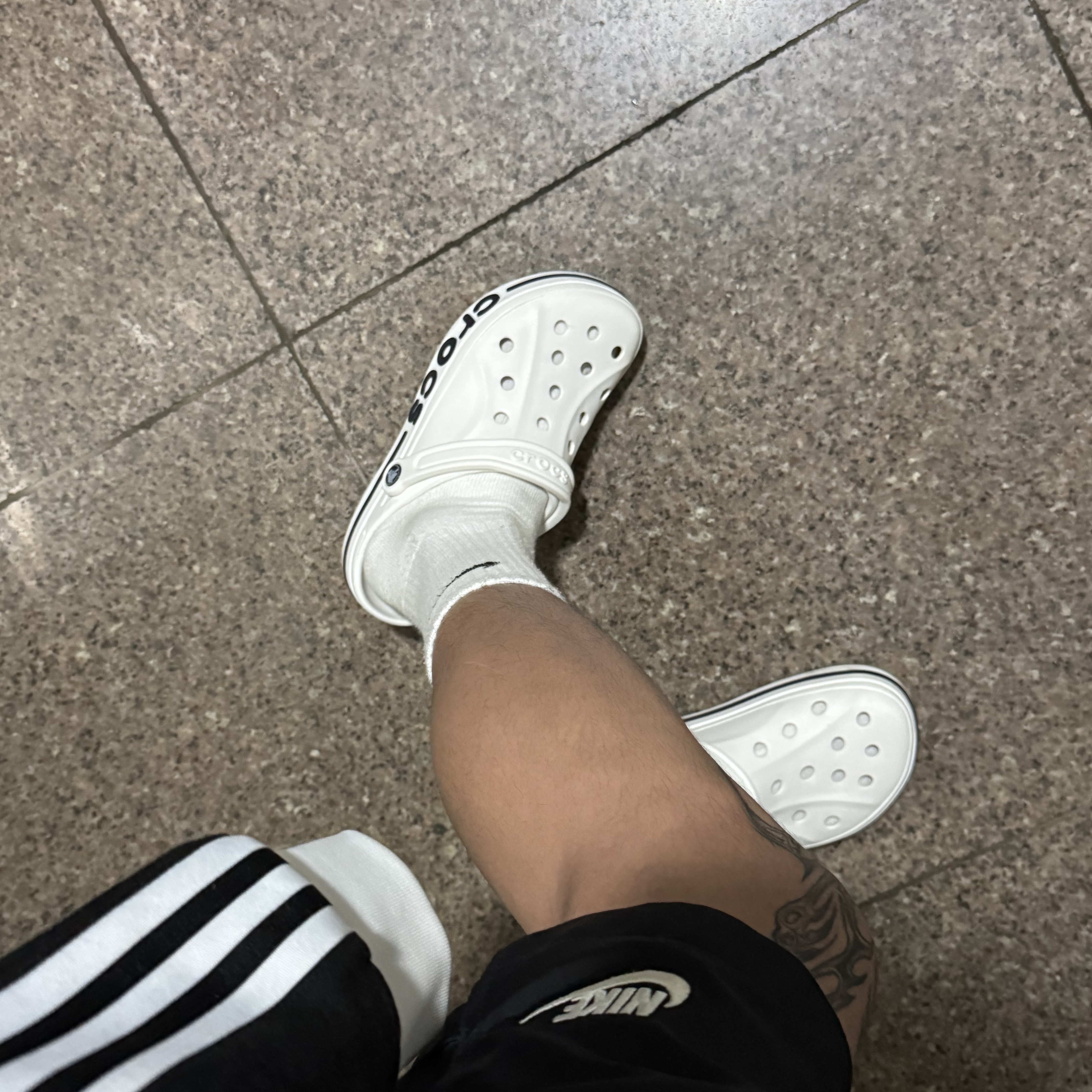 Adidas Adicolor Classics Beckenbauer Track Jacket Black - KR Sizing, Nike NSW Woven Shorts Black - Asia 착용 스타일
