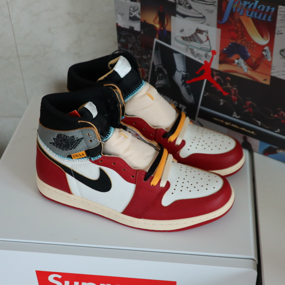 Jordan 1 x Union Retro High OG Chicago Shadow 착용 스타일