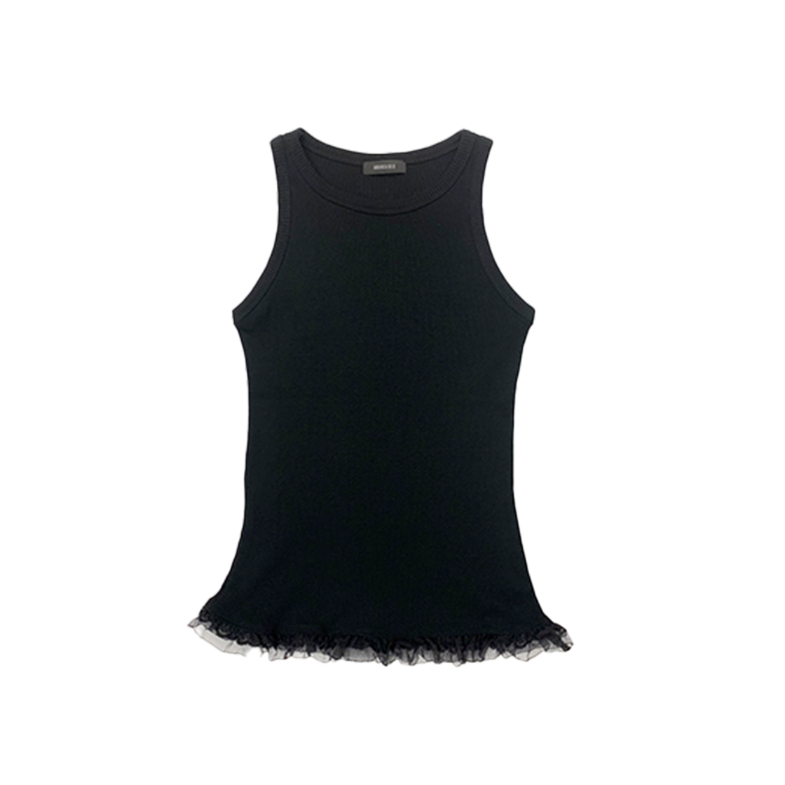 KS3BRTO001BK Kookeesee Lace Holter Sleeveless Black