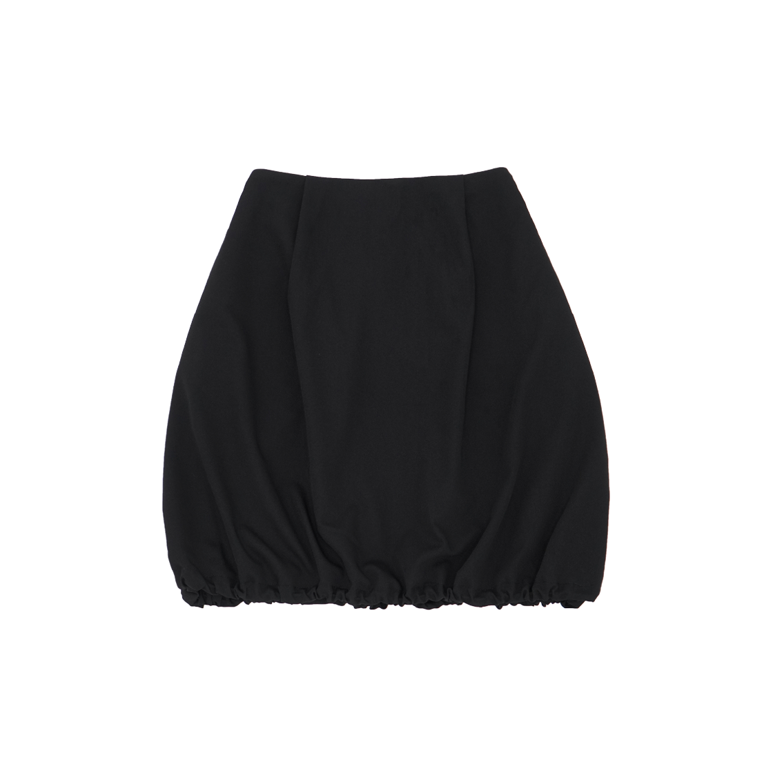 KS5BRSK007BK Kookeesee Tr Balloon Midi Skirt Black