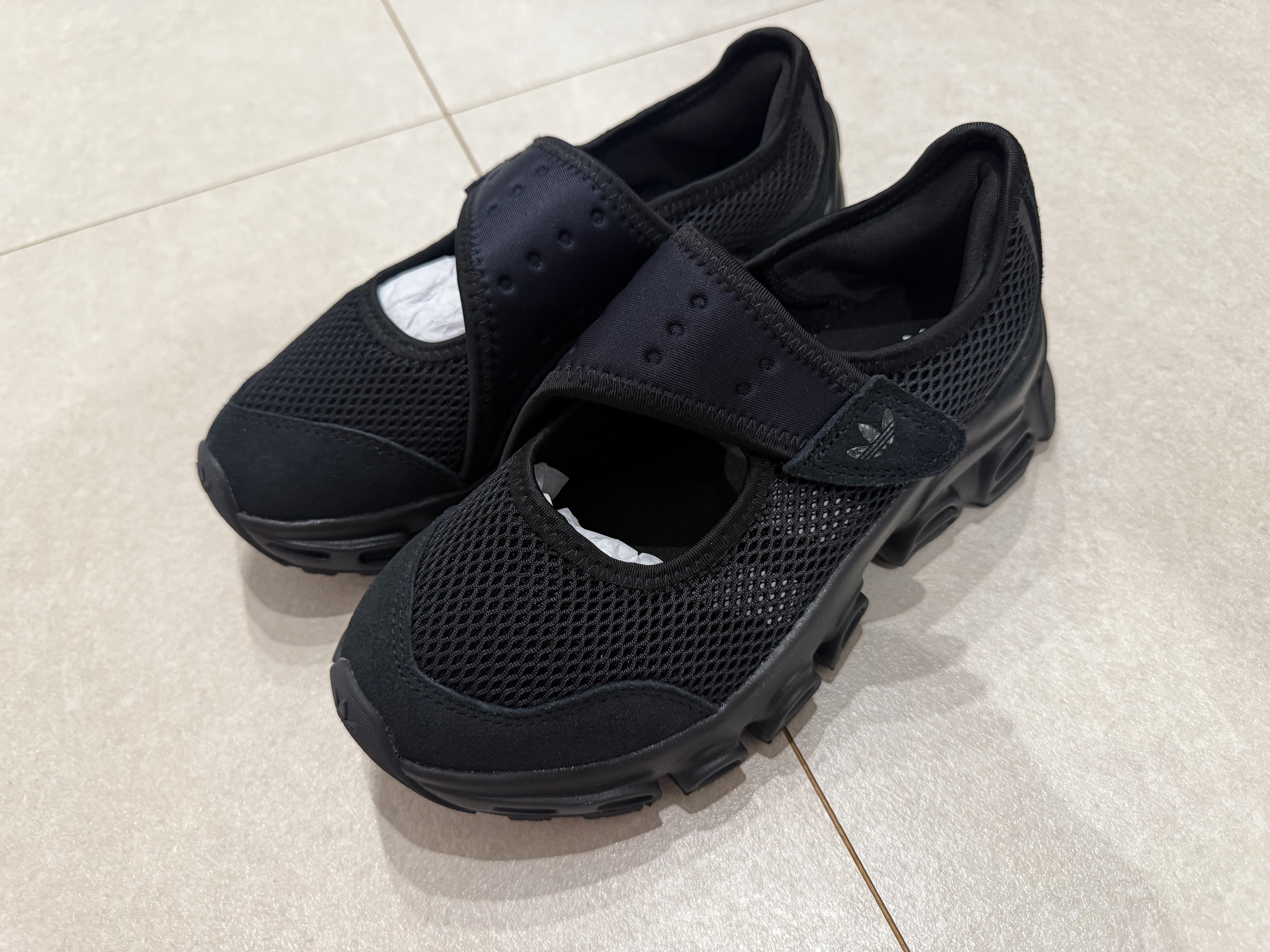 (W) Adidas Adifom Megajane Core Black 착용 스타일 - 6