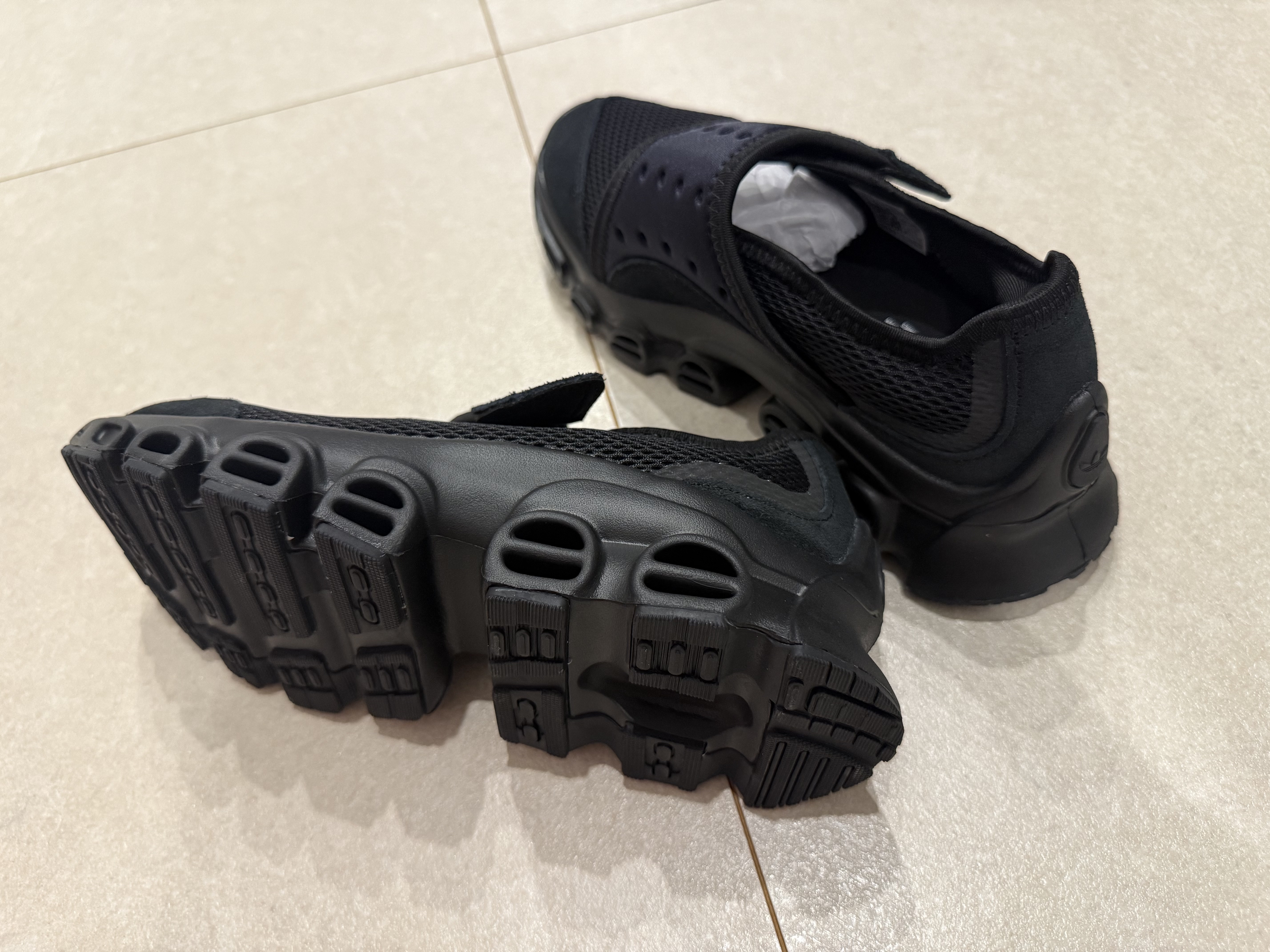 (W) Adidas Adifom Megajane Core Black 착용 스타일 - 3