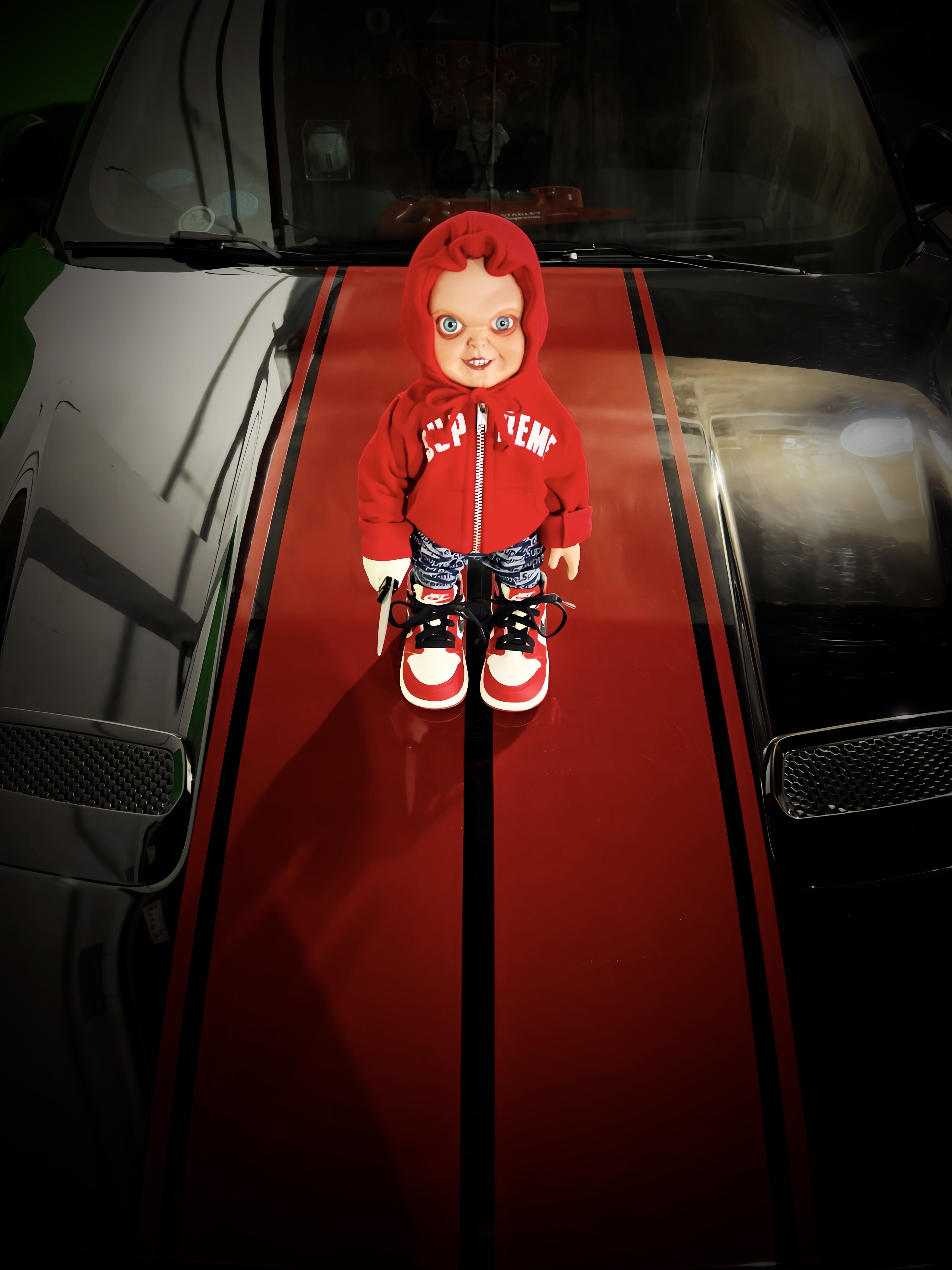 Supreme Chucky Doll - 20FW, (TD) Jordan 1 Retro High OG Chicago 2022 착용 스타일 - 4