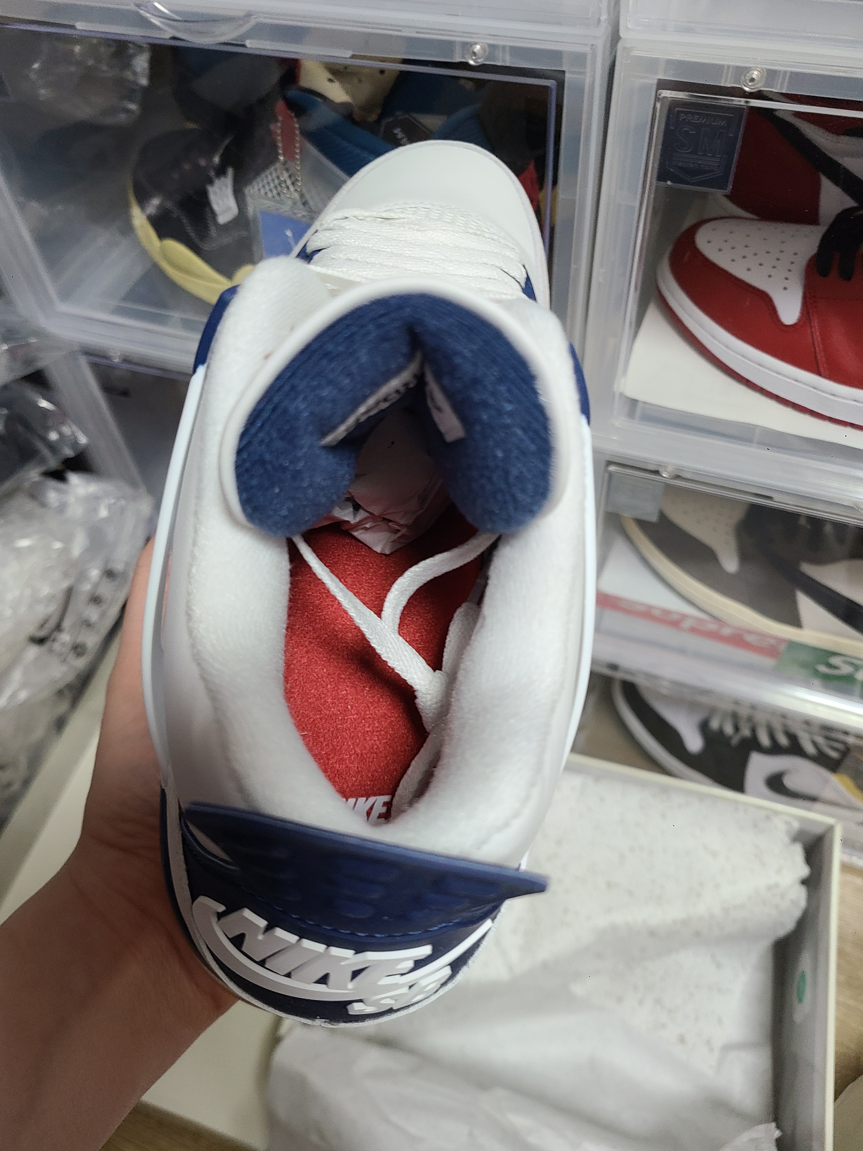 Jordan 4 x Nike SB Retro SP Navy 착용 스타일 - 4