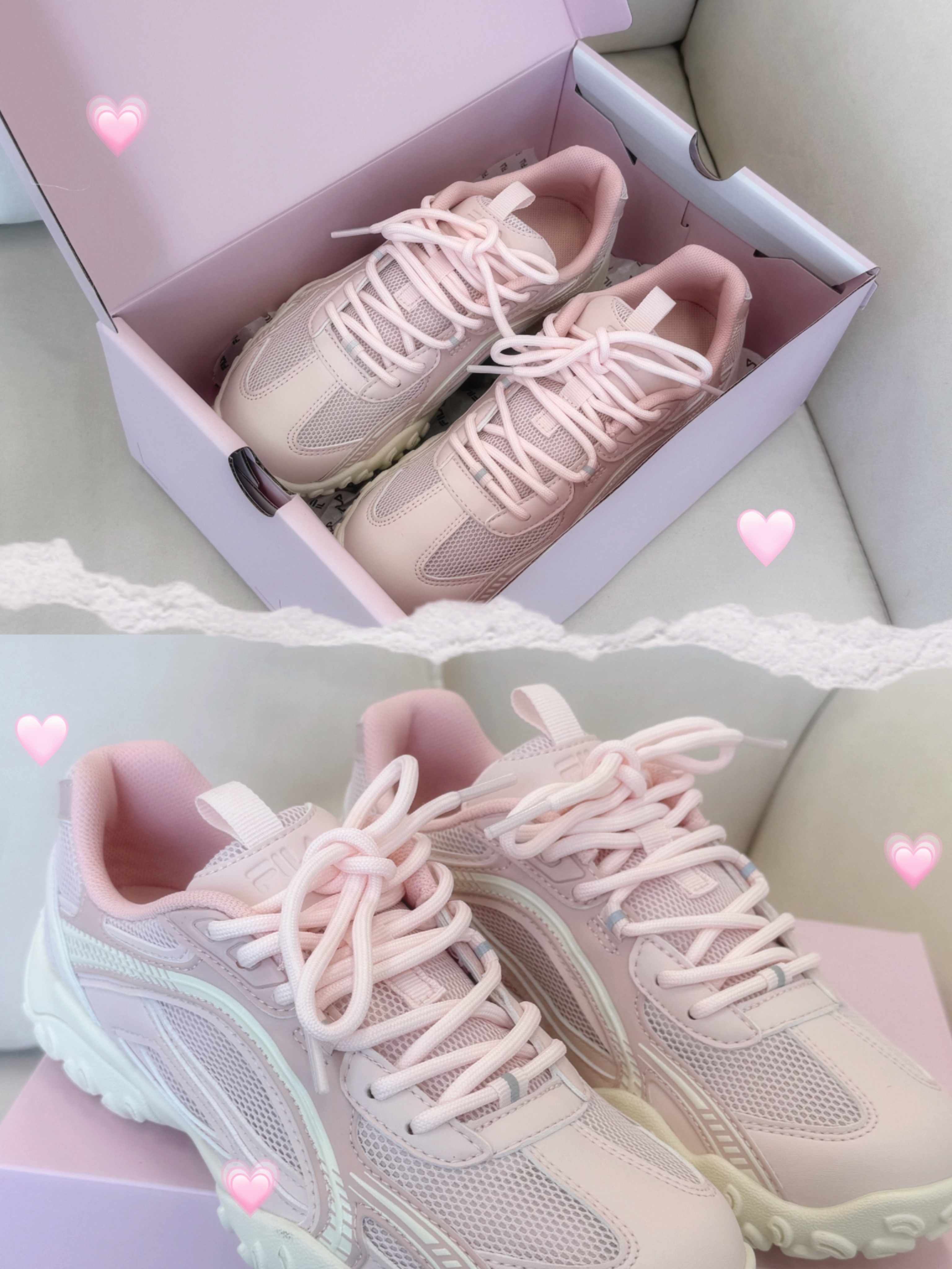 Fila Interun Pink Blossom 착용 스타일 - 5