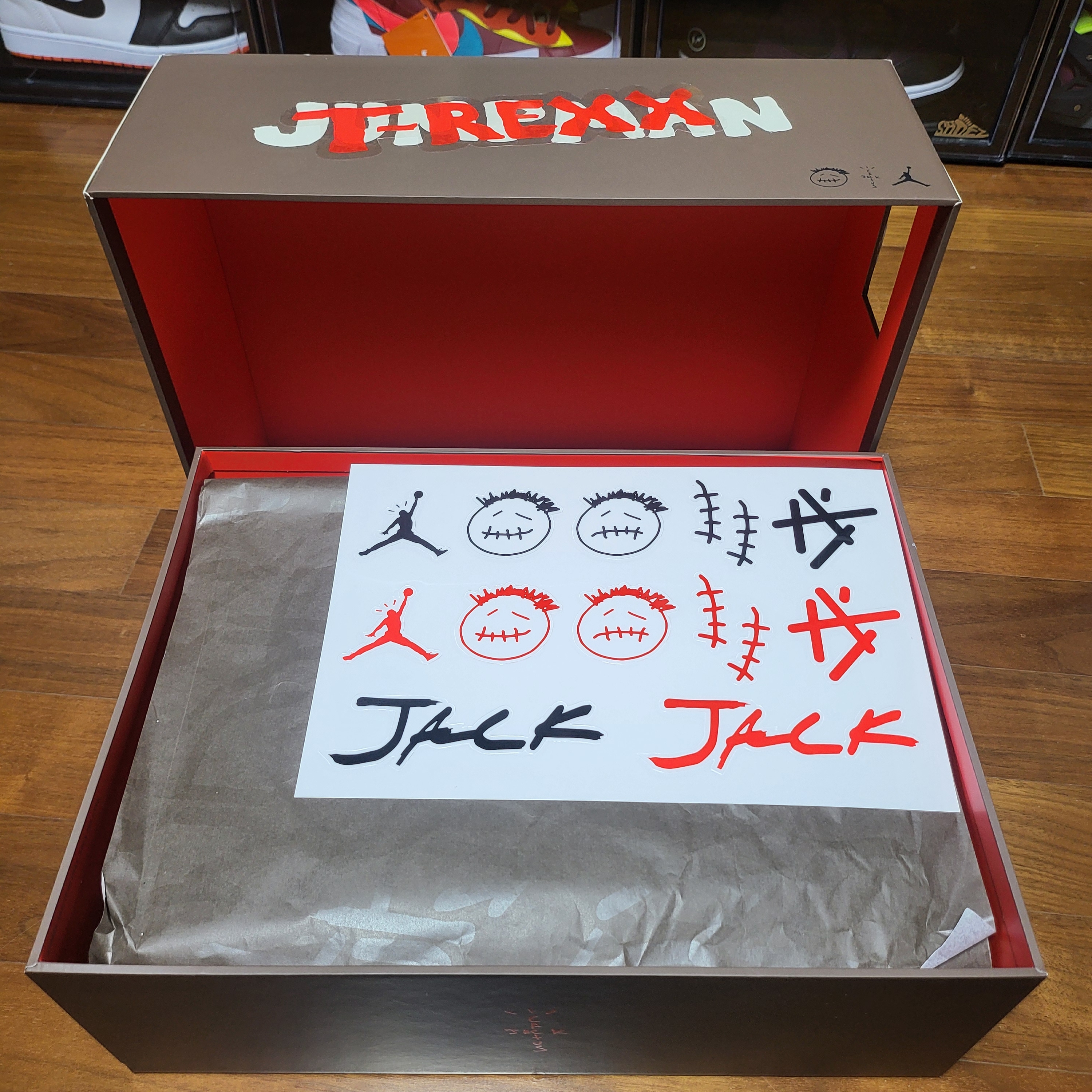 Jordan x Travis Scott Jumpman Jack TR Bright Cactus 착용 스타일 - 6
