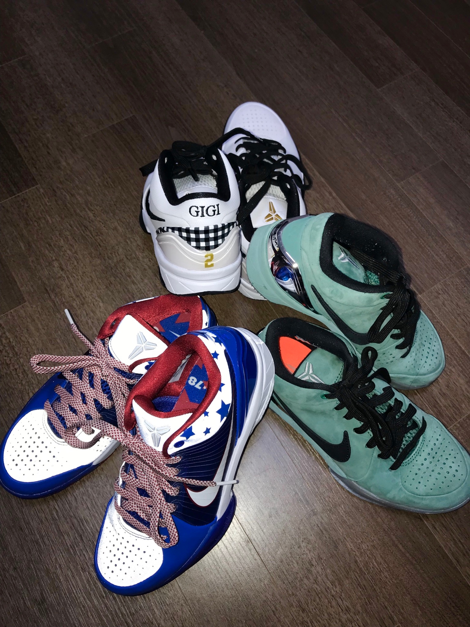 Nike Kobe 4 Protro Girl Dad, Nike Kobe 4 Protro Mambacita Gigi 착용 스타일 - 1