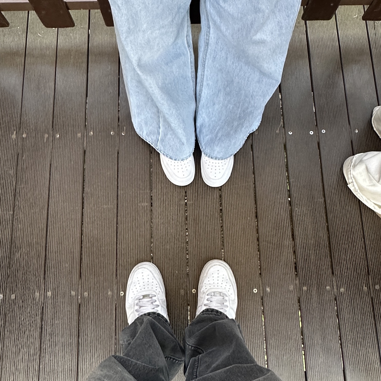 (W) Nike Air Force 1 '07 Low White 착용 스타일