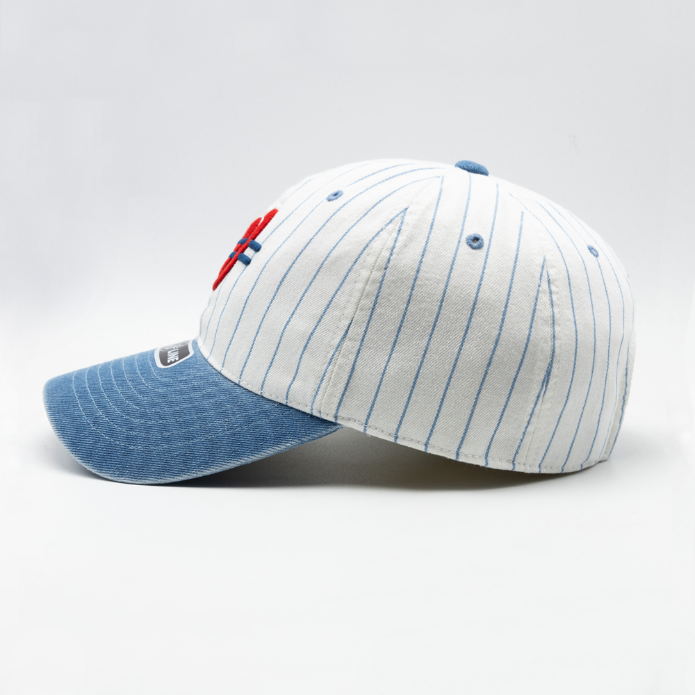 위얼드월드 베이스볼 스트라이프 볼캡 아이보리(Weird World Baseball Stripe Ball Cap Ivory) - 3