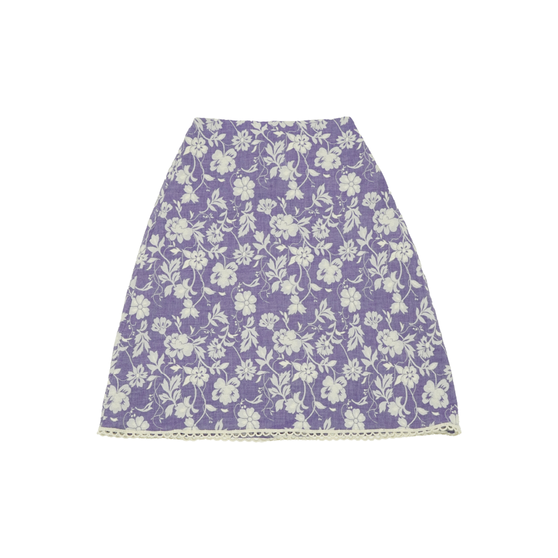 쿠키시 블러썸 미디 스커트 바이올렛(Kookeesee Blossom Midi Skirt Violet)
