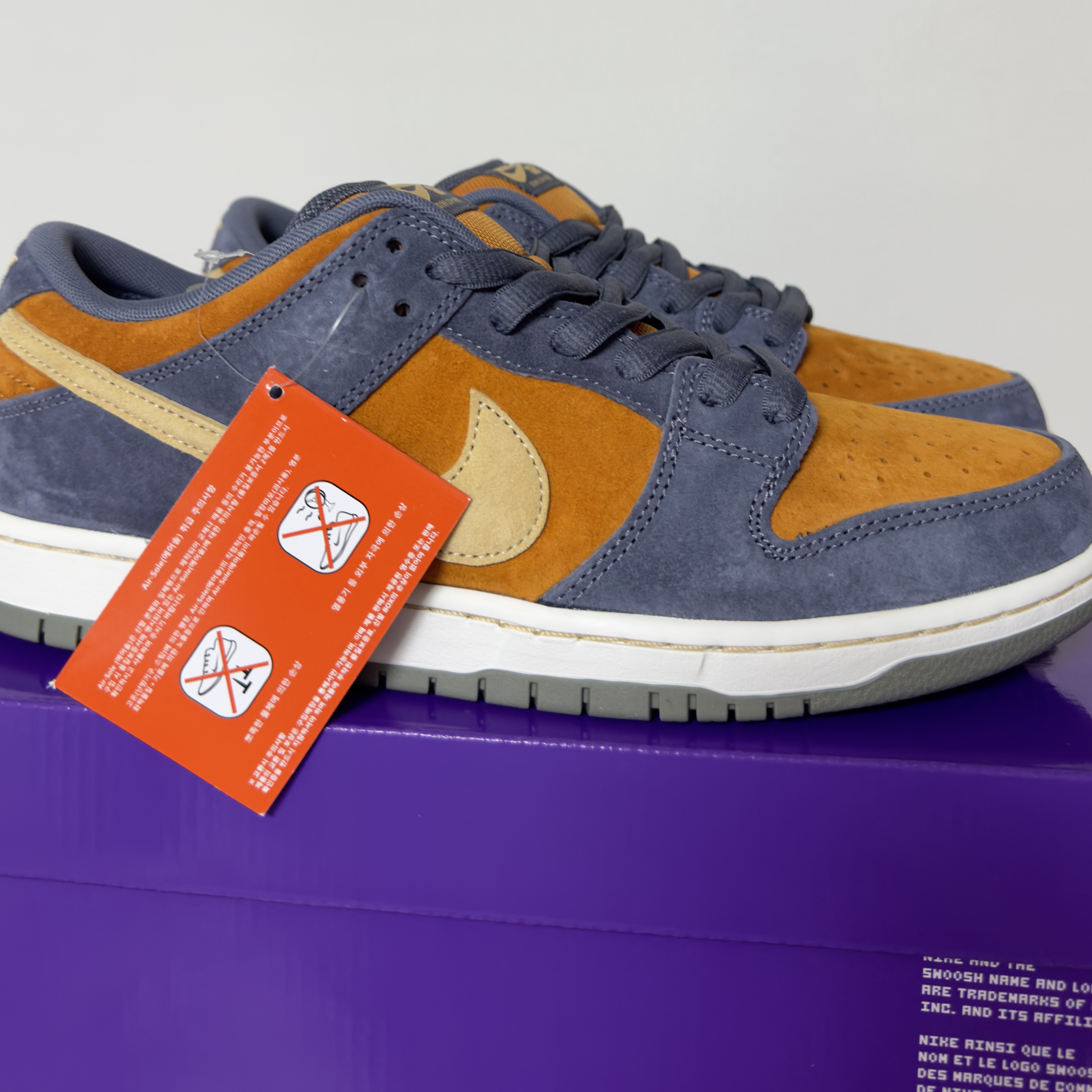 Nike SB Dunk Low Pro Light Carbon and Monarch 착용 스타일