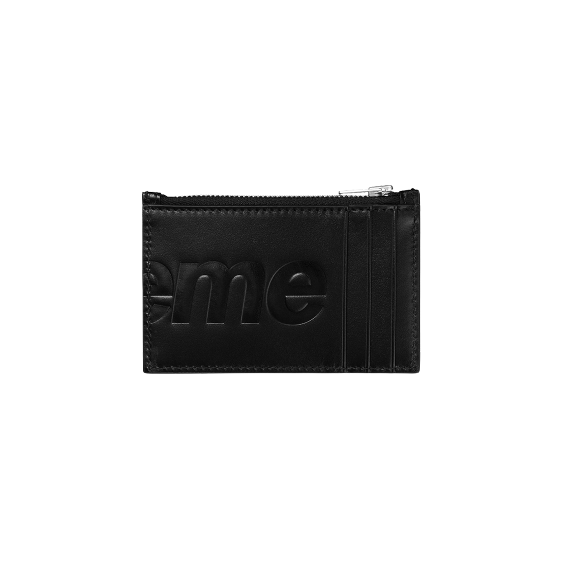 Supreme Leather Zip Card Holder 