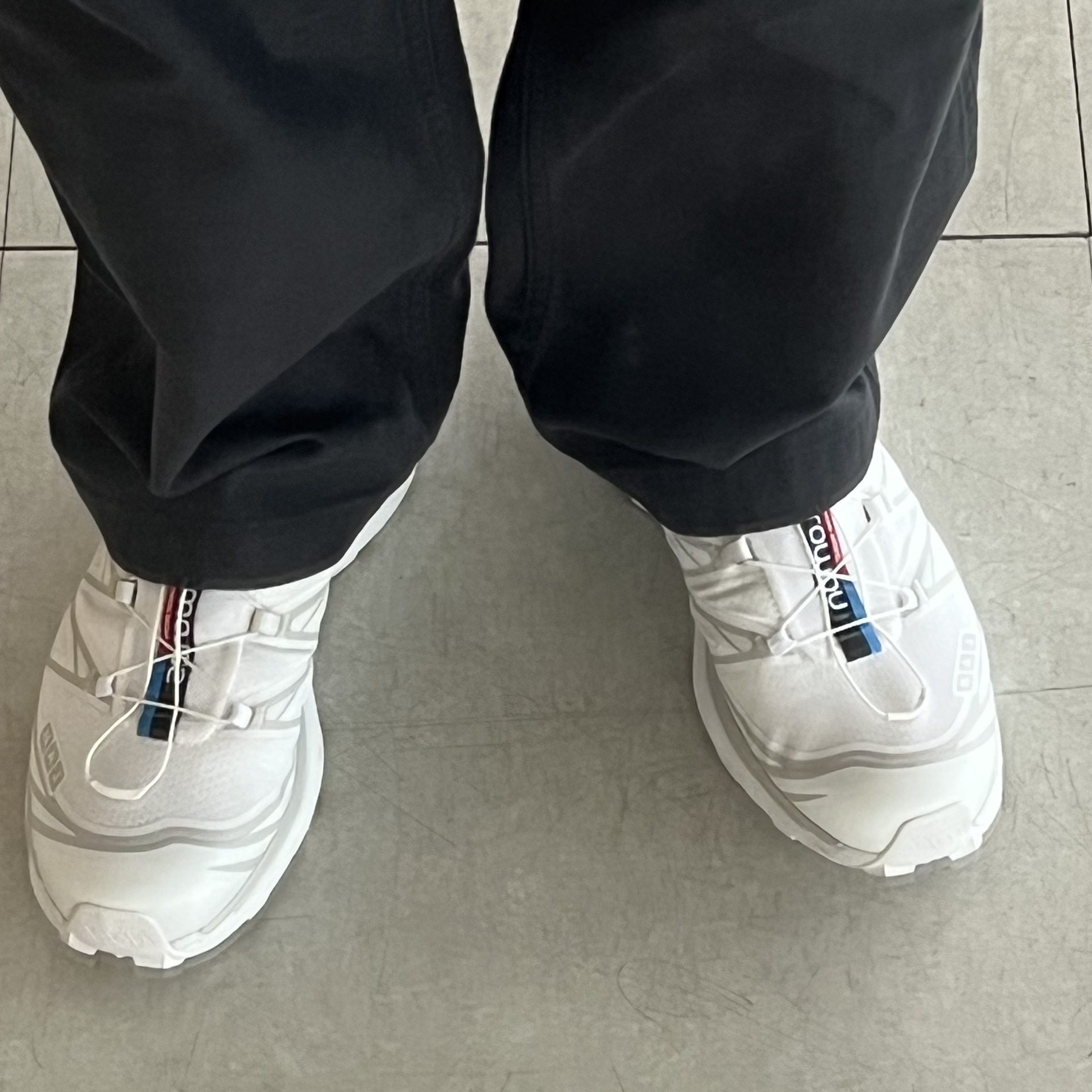 Salomon XT-6 ADV White 착용 스타일 - 3