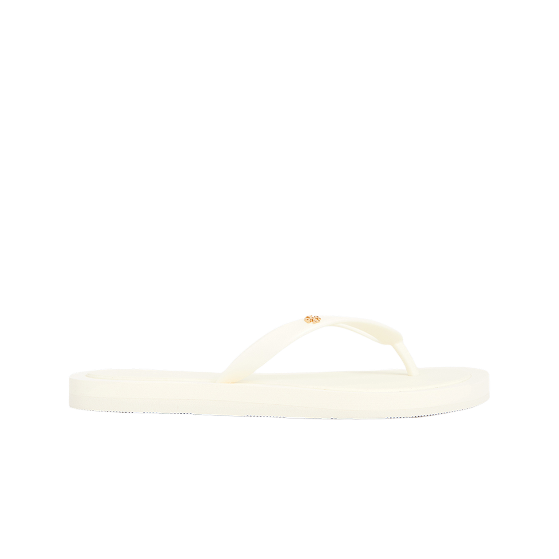 162307-100 (W) Tory Burch Kira Padded Flip Flop Ivory