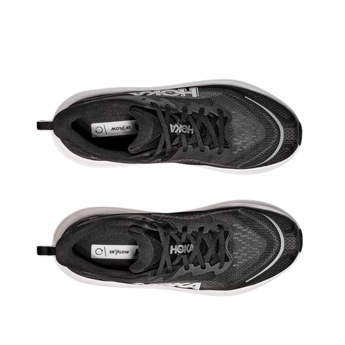 호카 스카이플로우 블랙 화이트 - 와이드(Hoka Skyflow Black White - Wide) - 2