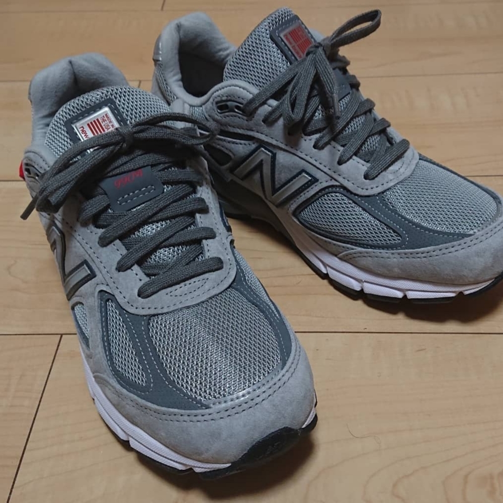 New Balance 990vs4 Made in USA Grey 착용 스타일