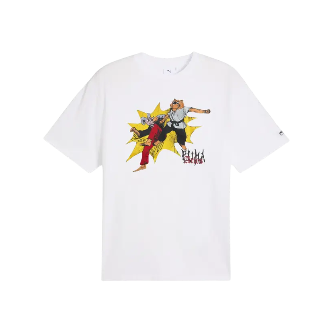 푸마 x 에리즈 그래픽 티셔츠 푸마 화이트(Puma x Aries Graphic T-Shirt Puma White) - 1