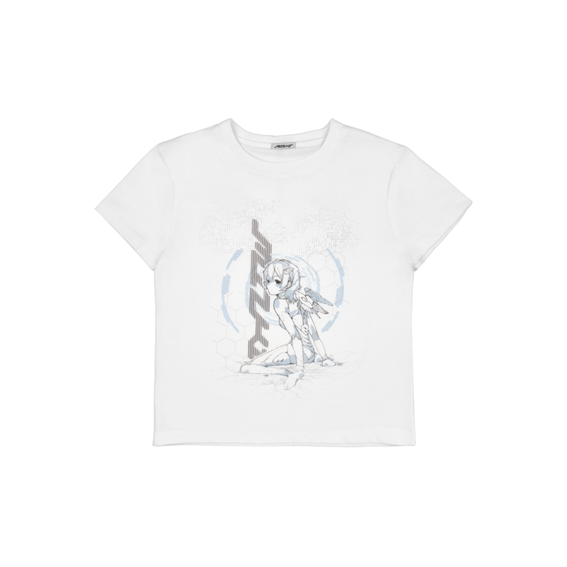 [KREAM 단독] 미유키 키엘 백 윙 티셔츠 화이트 (슬림핏)