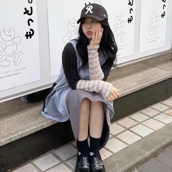 American Needle Archive Seattle Rainers MILB Black 착용 스타일 - 6