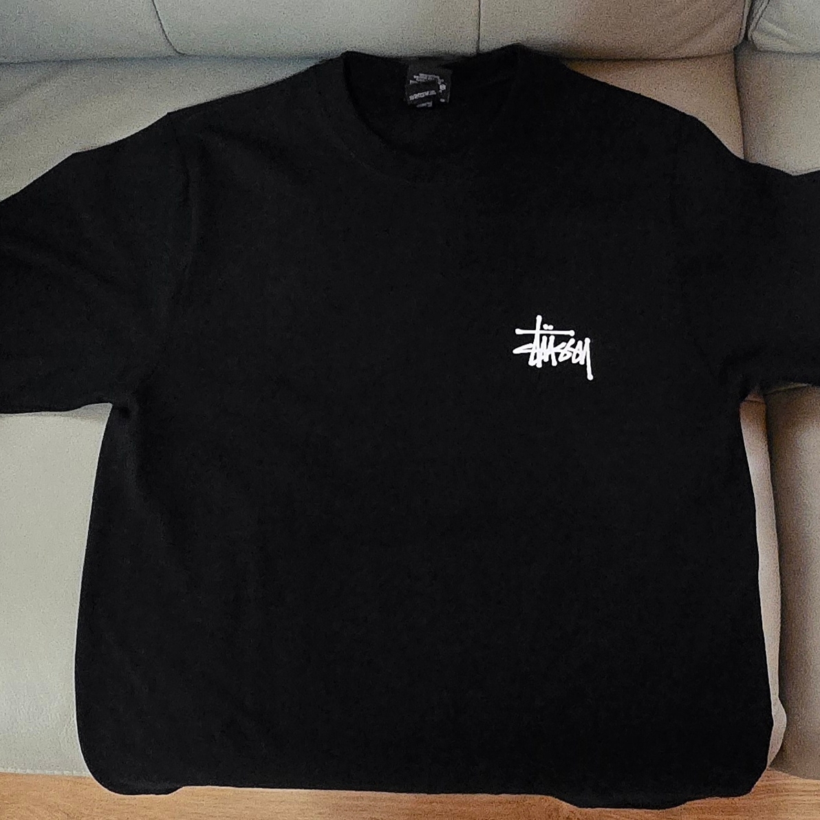 Stussy Basic Stussy T-Shirt Black 2024, 2025 착용 스타일 - 1