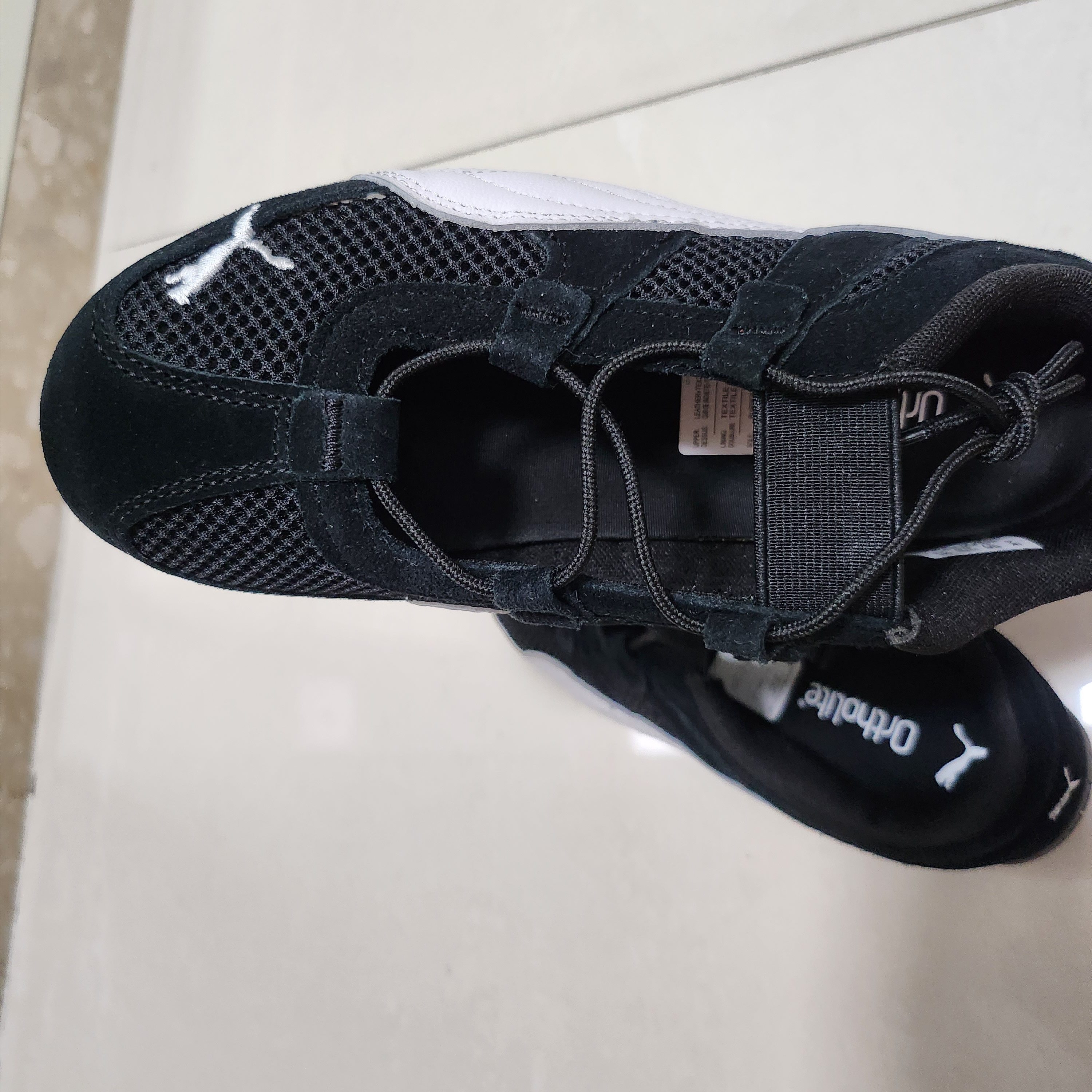 (W) Puma Speedcat Go Puma Black Puma White 착용 스타일 - 2