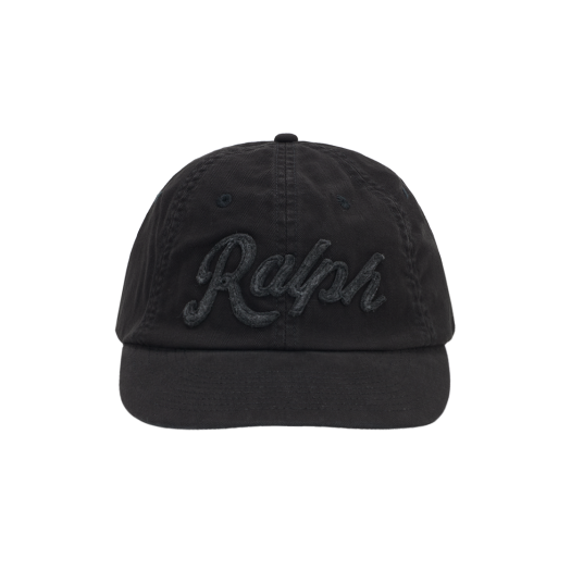 KM5BHTCRLJ7BK [30% 적립] Polo Ralph Lauren Herringbone Ball Cap Black - 25SS