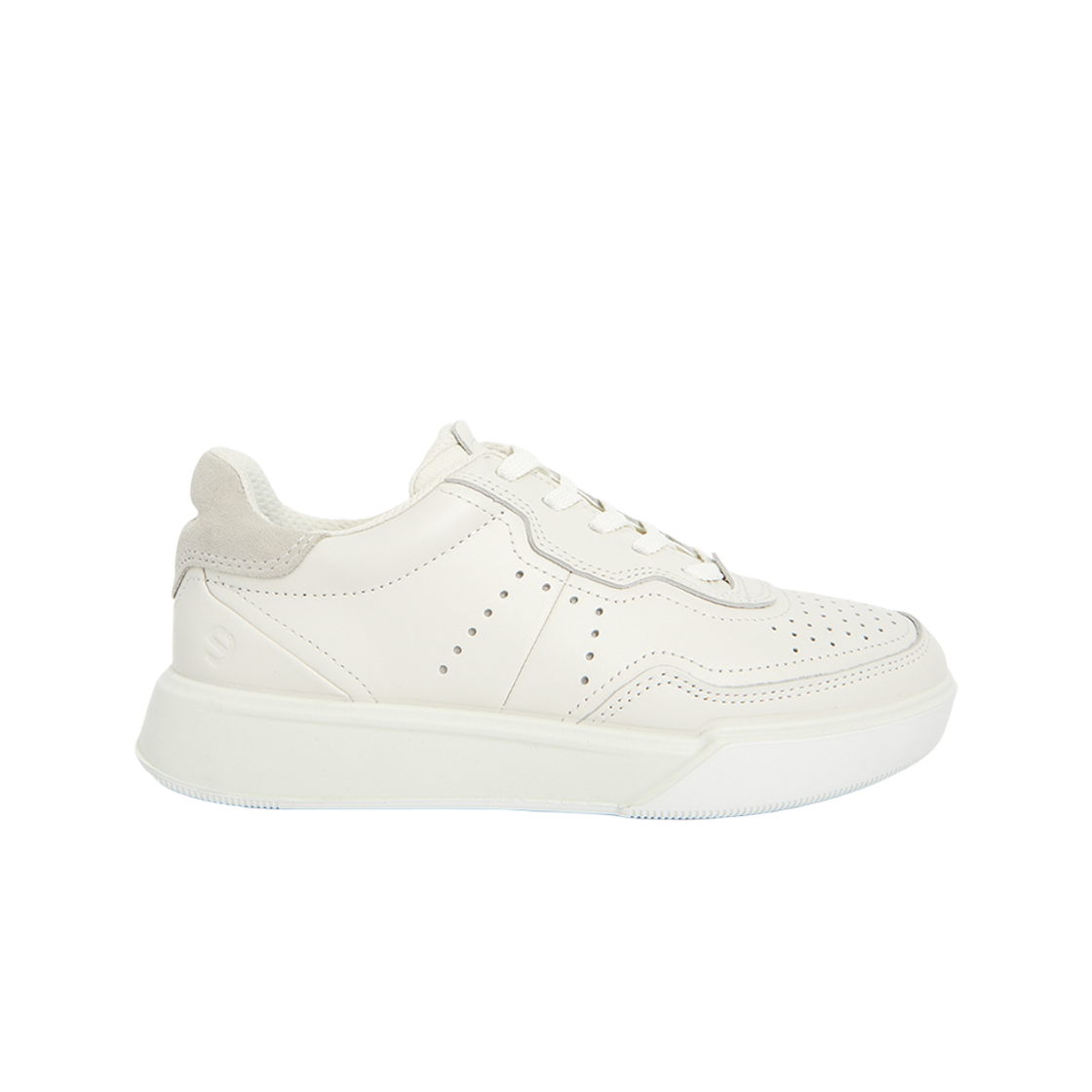 272813-52292 (W) Ecco Street Court Sneakers White
