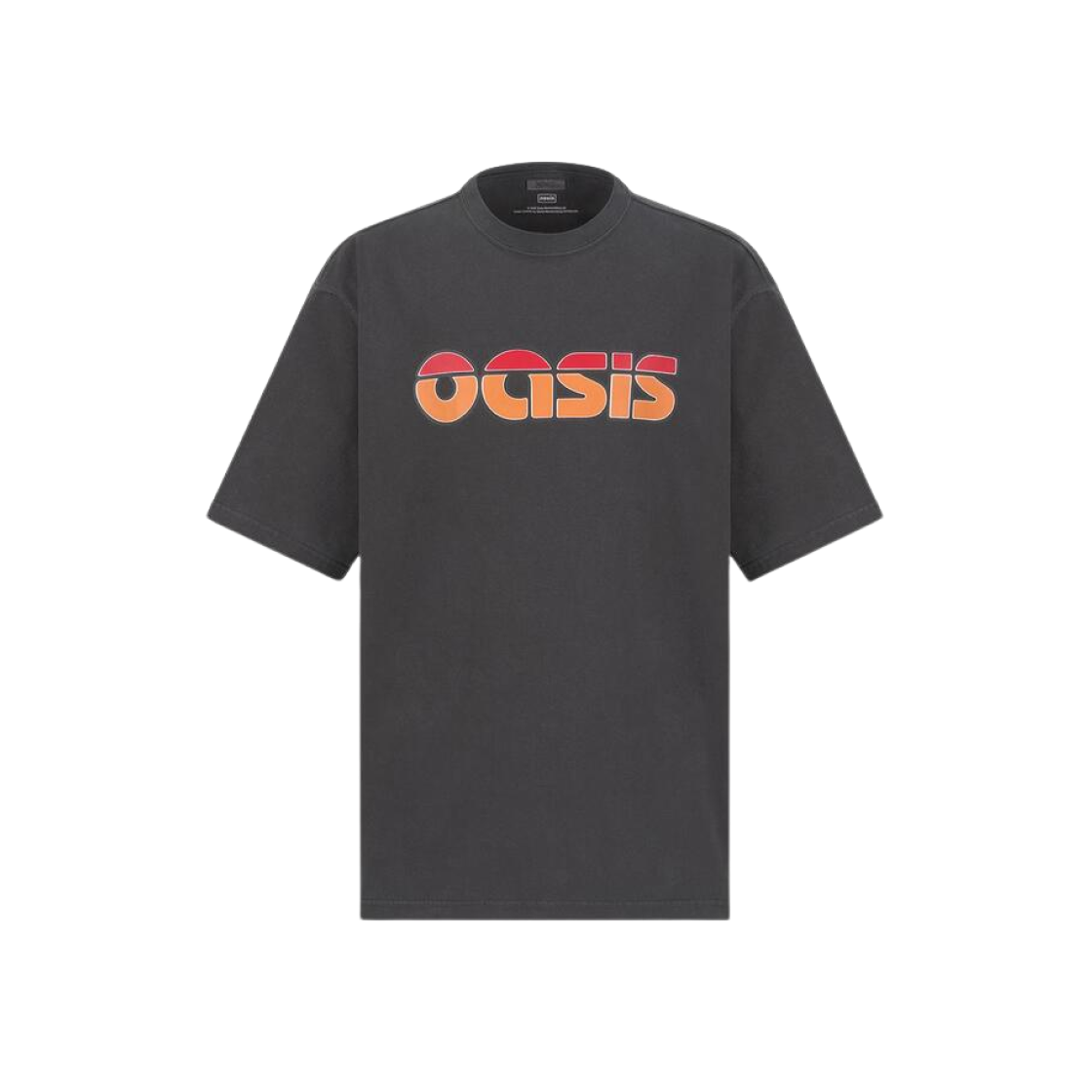 노이스 x 오아시스 로고 티셔츠 차콜(Noice x Oasis Logo T-Shirt Charcoal)