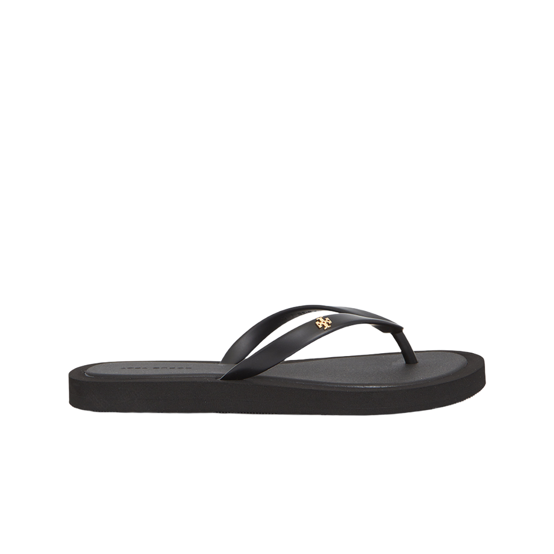 162307-013 (W) Tory Burch Kira Padded Flip Flop Black