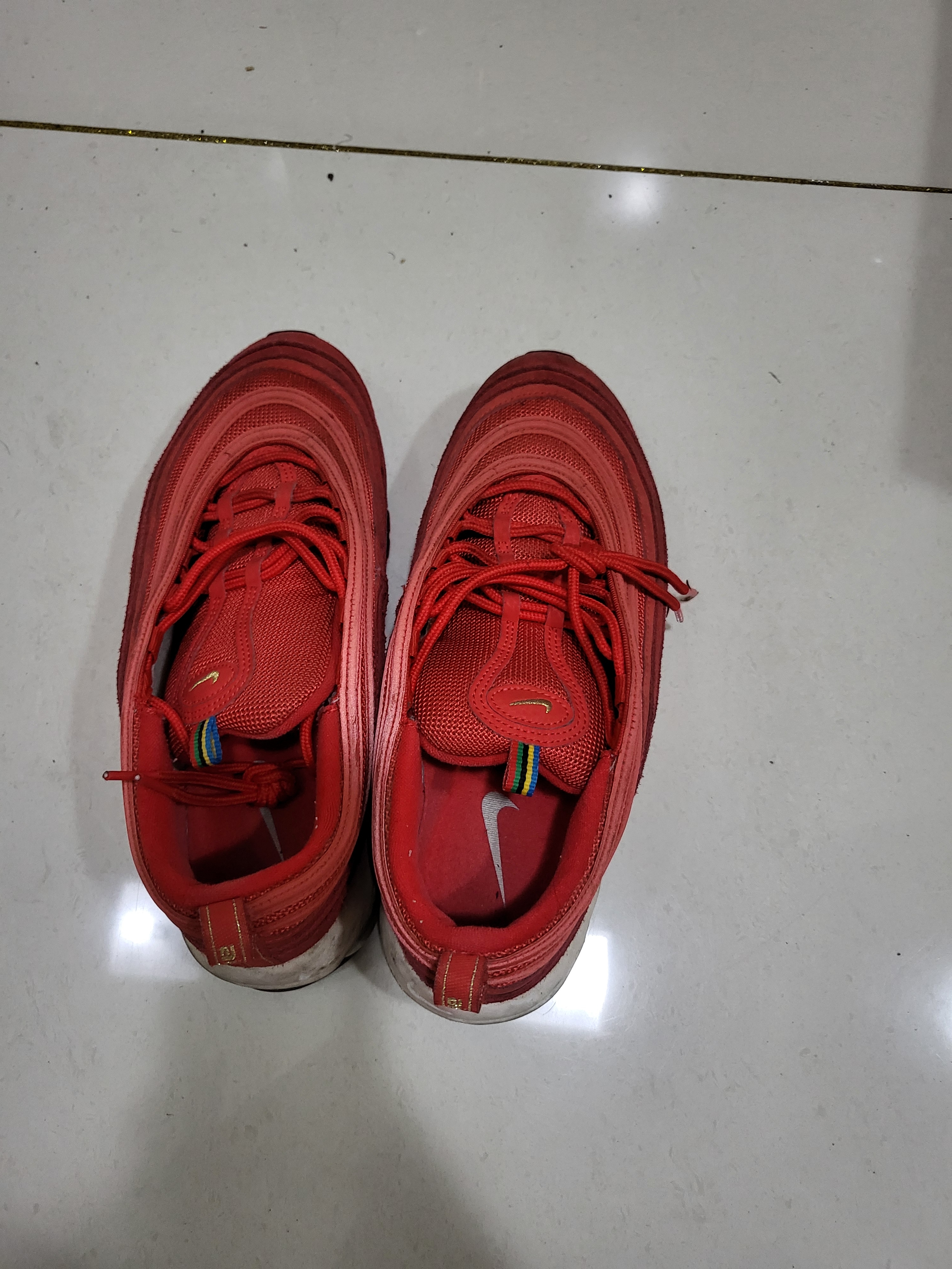 Nike Air Max 97 QS Olympic Rings Pack Red 착용 스타일