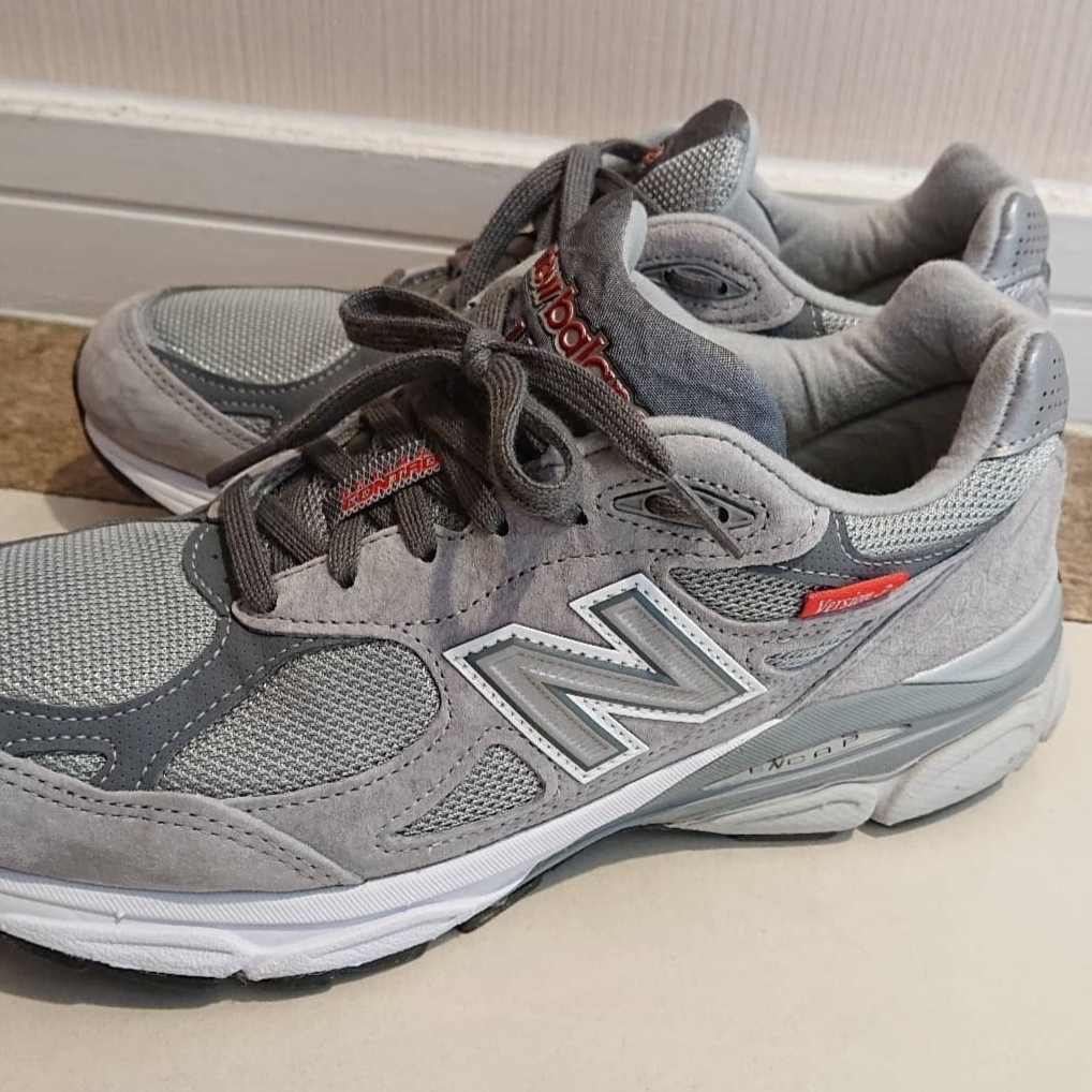 New Balance 990vs3 Made in USA Grey - D Standard 착용 스타일