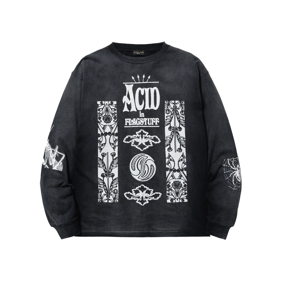 플래그스터프 애시드 롱 슬리브 티 블랙 - 25SS(Flagstuff Acid LS Tee Black - 25SS)