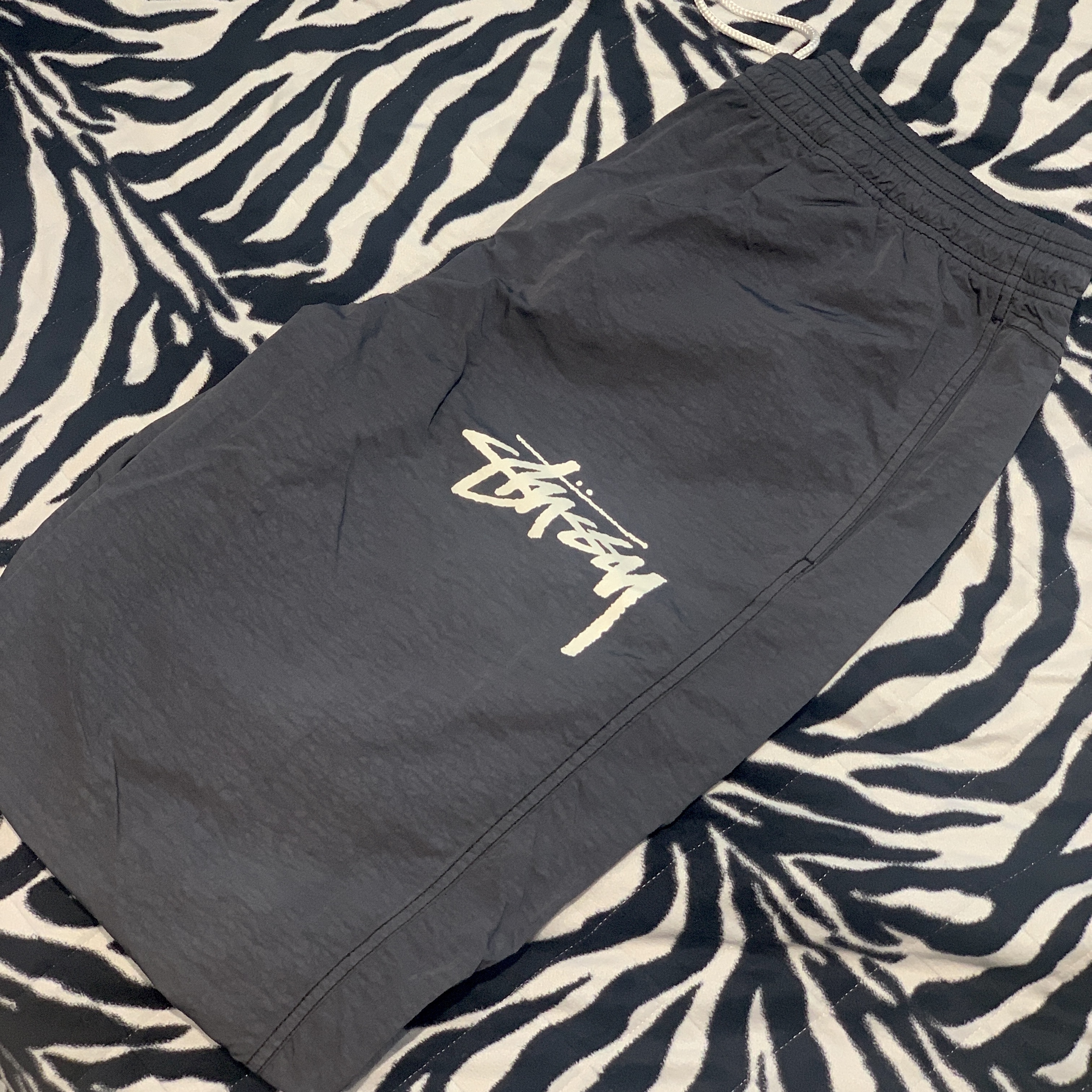 Nike x Stussy Beach Pants Off Noir 착용 스타일