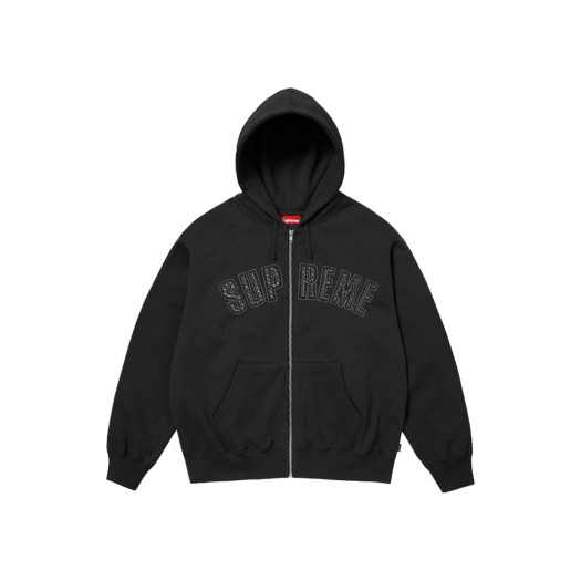 Supreme x B.B. Simon Zip Up Hooded Sweatshirt Black - 25SS