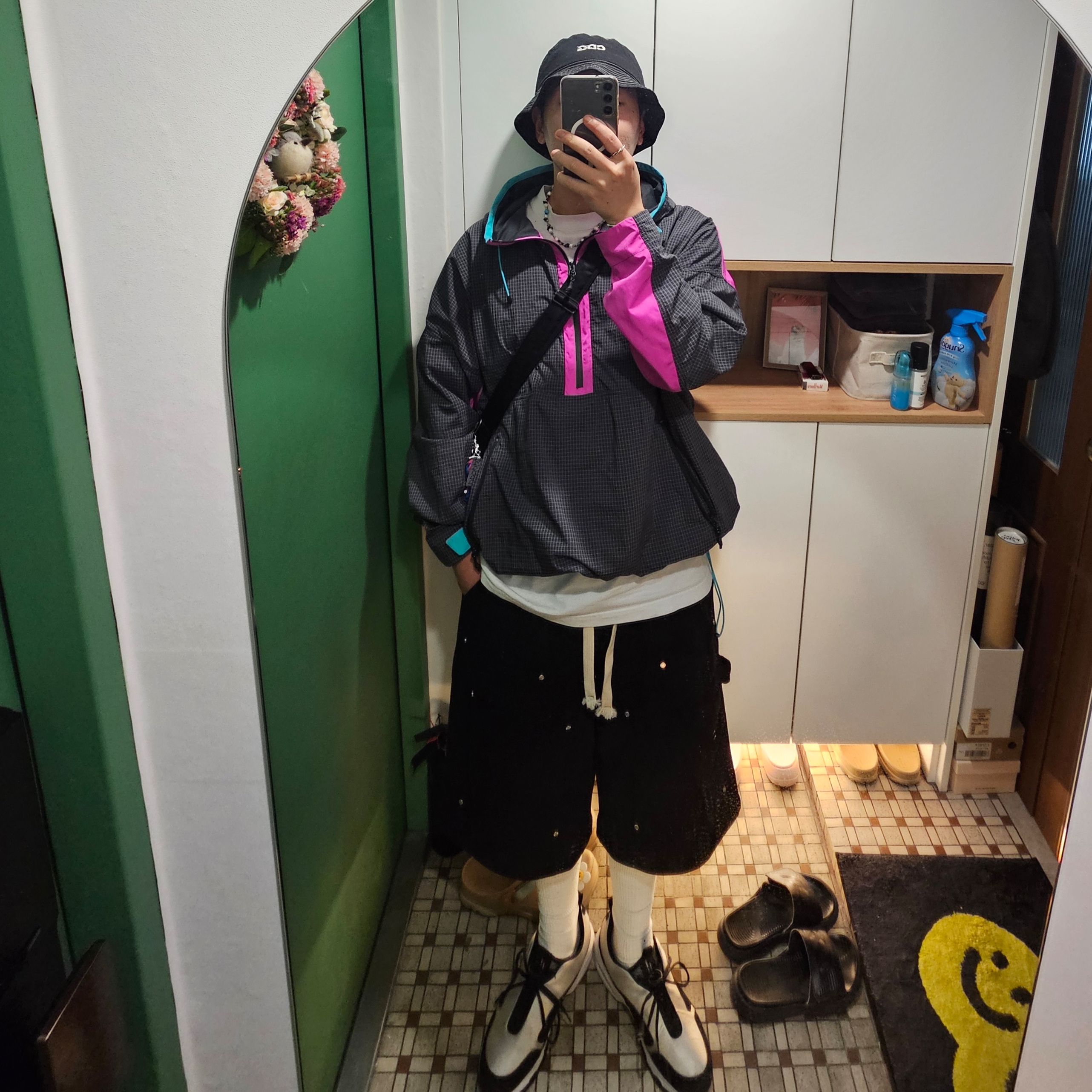 Nike ACG Woven Hooded Jacket Anthracite - US/EU, Nike x Comme des Garcons Homme Plus Air Max Sunder SP White Black 착용 스타일