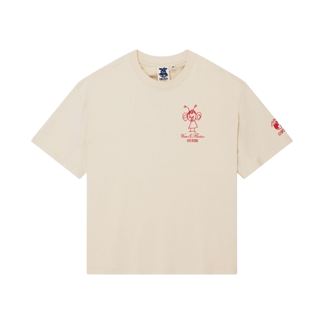 D252UTS710-070 / DUP251973A-PEB Deus Ex Machina Sensory Overload T-Shirt Beige